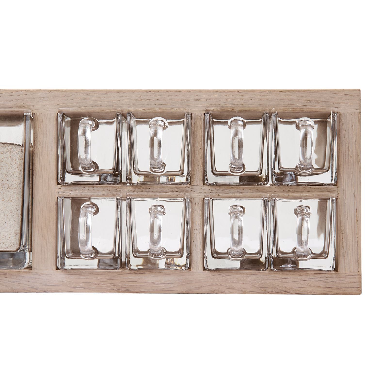 ANDERSEN Ράφι Ράφι A-Organizer Shelf 10 Γυάλινα Συρτάρια/Ξύλο Φυσικό Δρυς Ματ W52xL17xH18 cm ANDERSEN FURNITURE