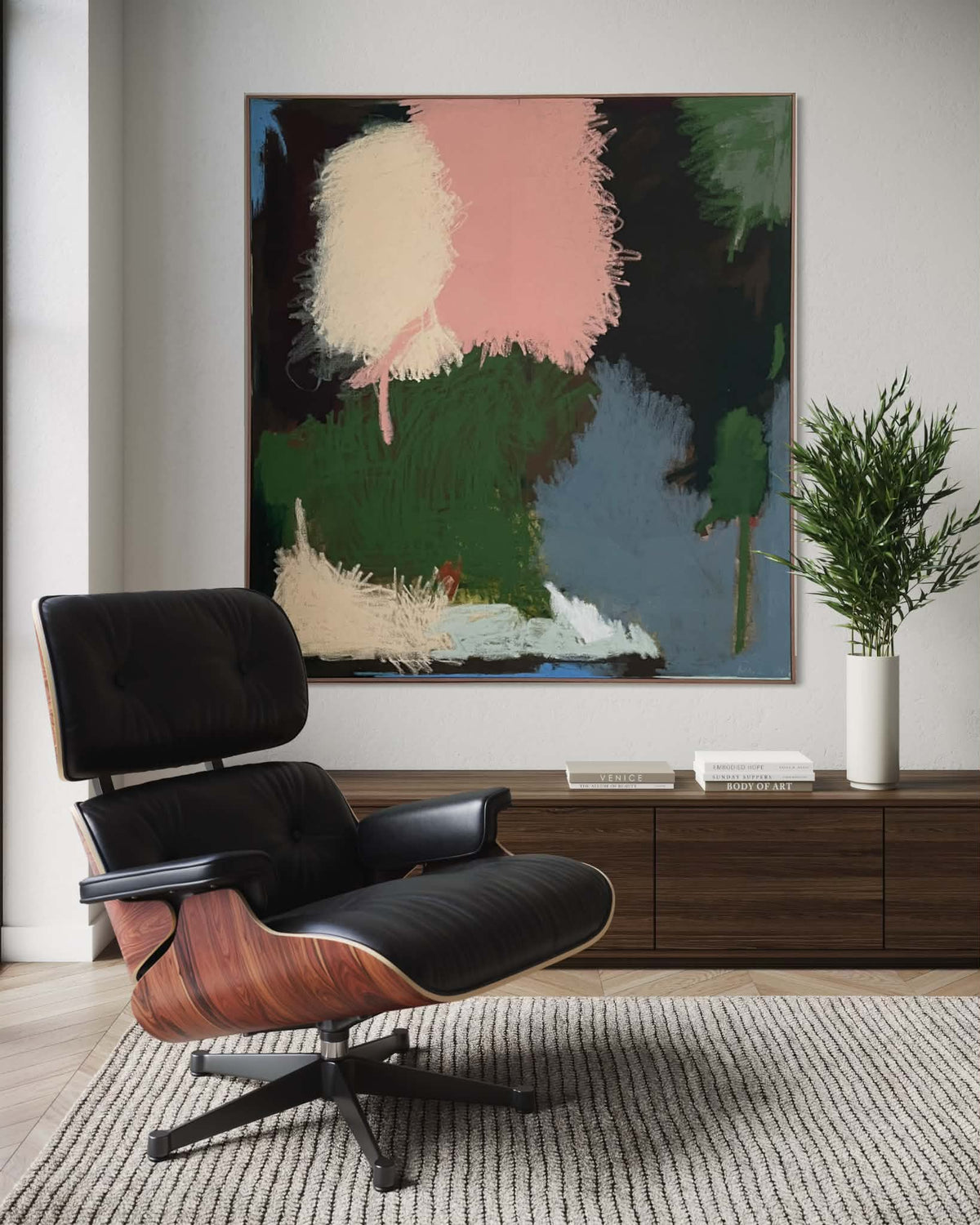 Πίνακας ζωγραφικής HUG - Oil Stick On Canvas Με Ξυλινο Πλαισιο (150x140cm) Hintsdeco