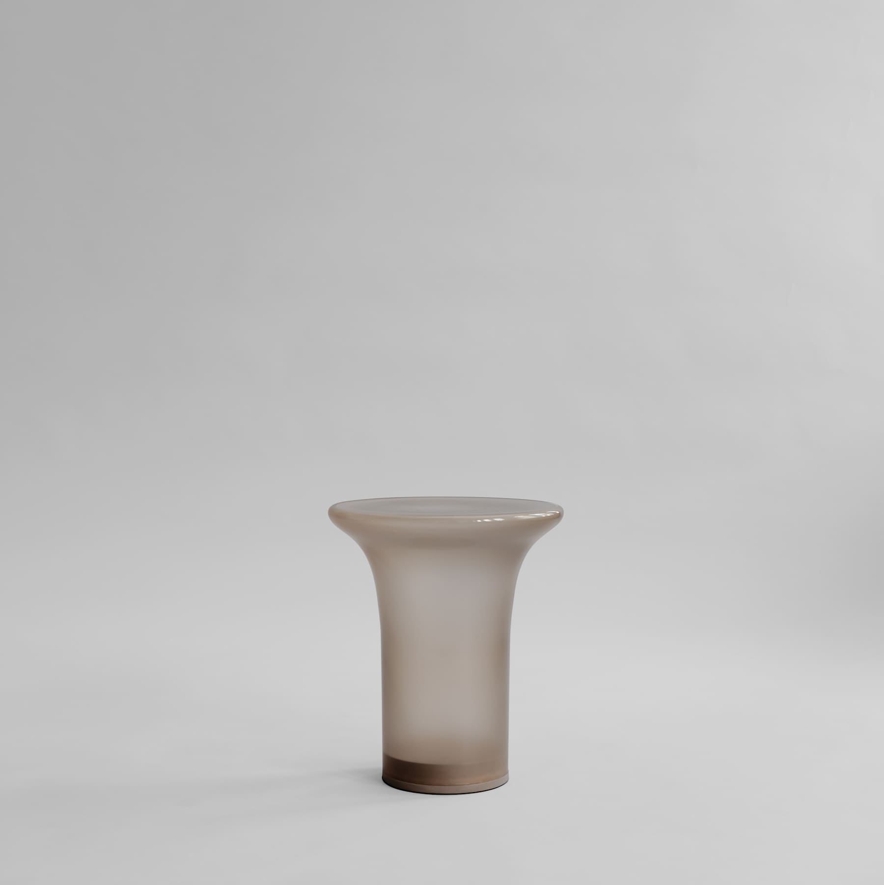 Τραπέζι Trumpet Ψηλό / Smoked Desert / Γυάλινο L35 x W35 x H45 101 COPENHAGEN