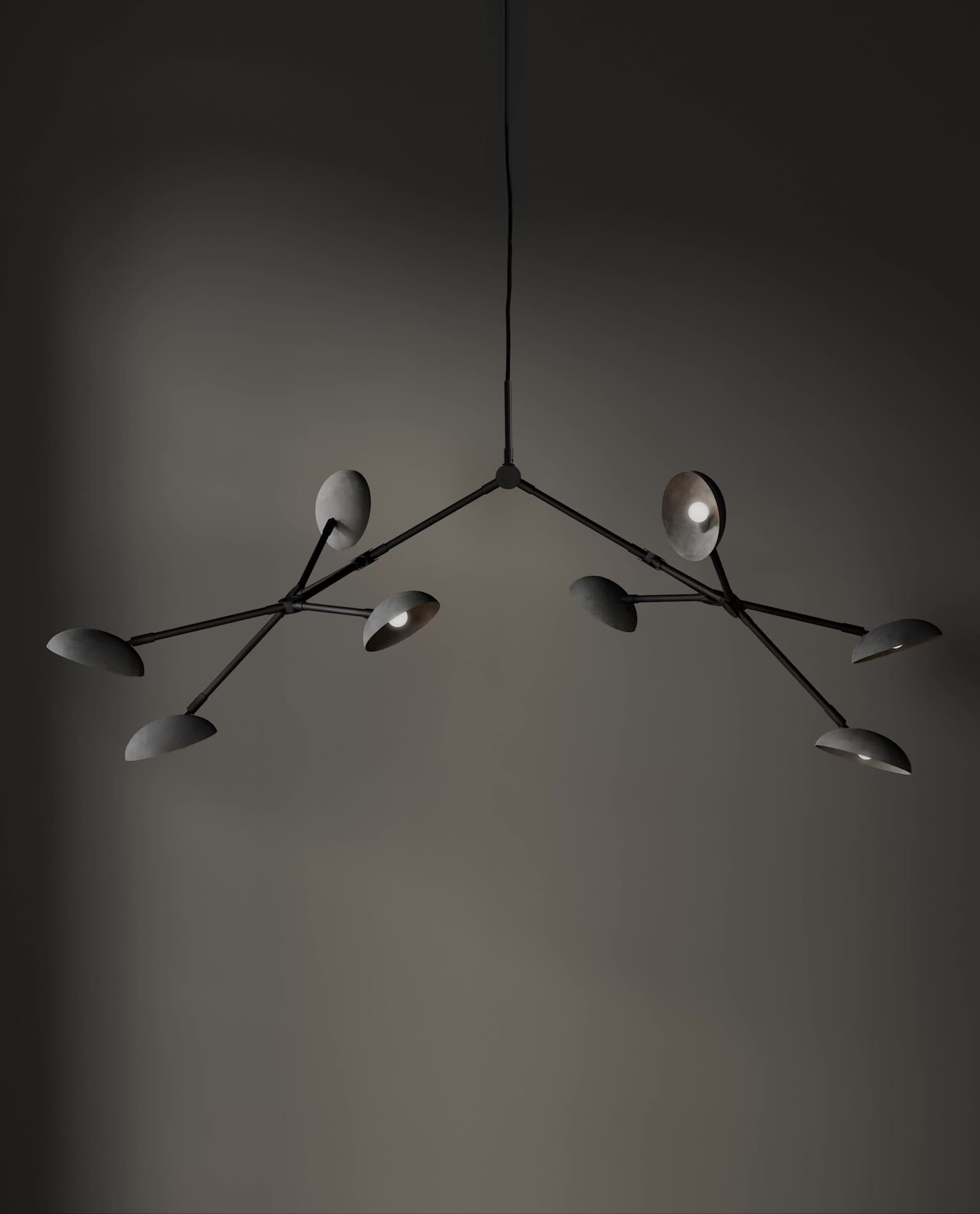 101 COPENHAGEN Φωτιστικό οροφής Φωτιστικό Οροφής Drop Chandelier - Οξειδωμένο Μέταλλο H73 x W121 x L154 cm 101 COPENHAGEN