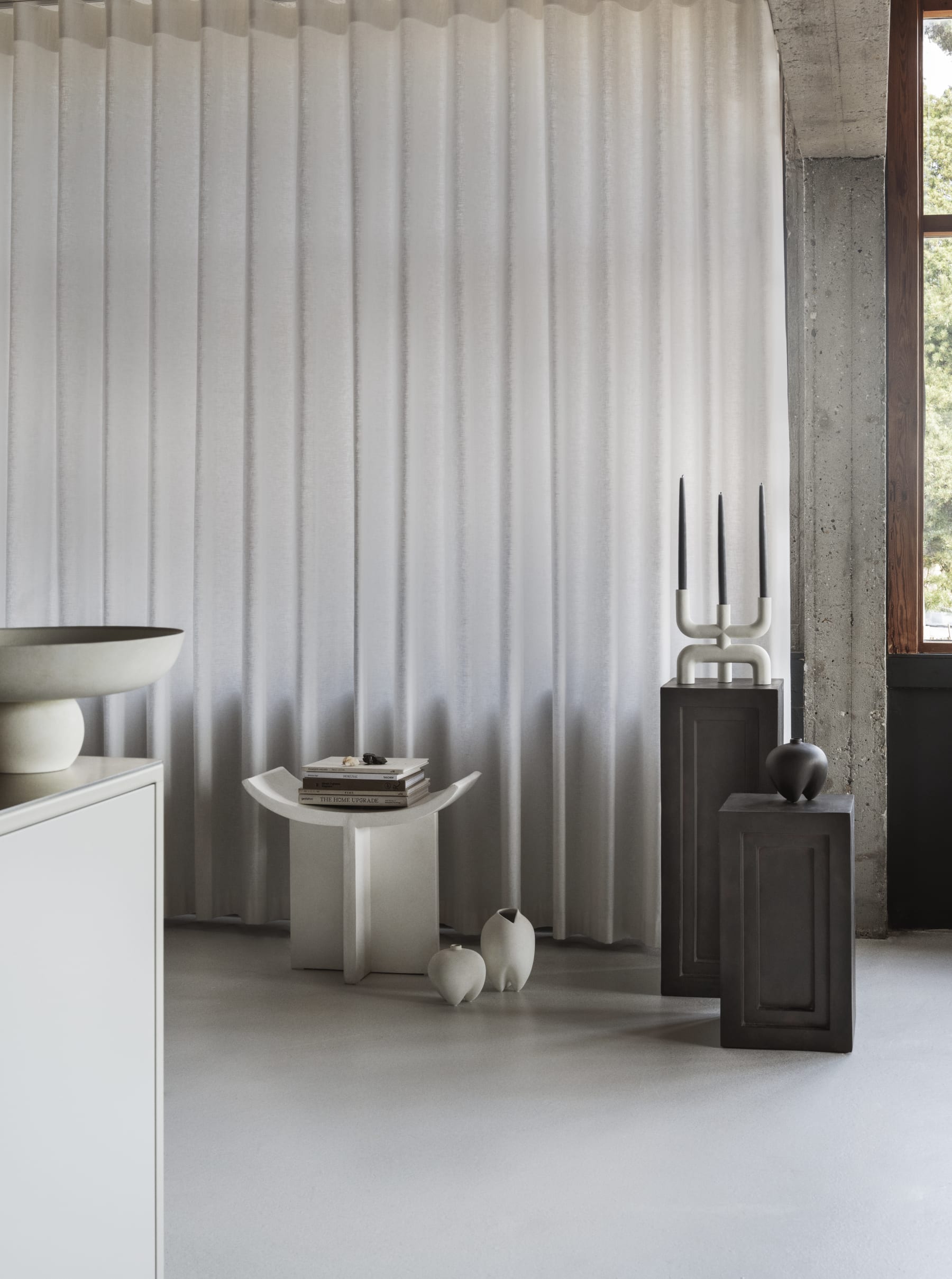 101 COPENHAGEN Βάζο Βάζο, Sumo Petit, Μαύρο/Καφέ, Κεραμικό, H15x W15x L15cm 101 Copenhagen