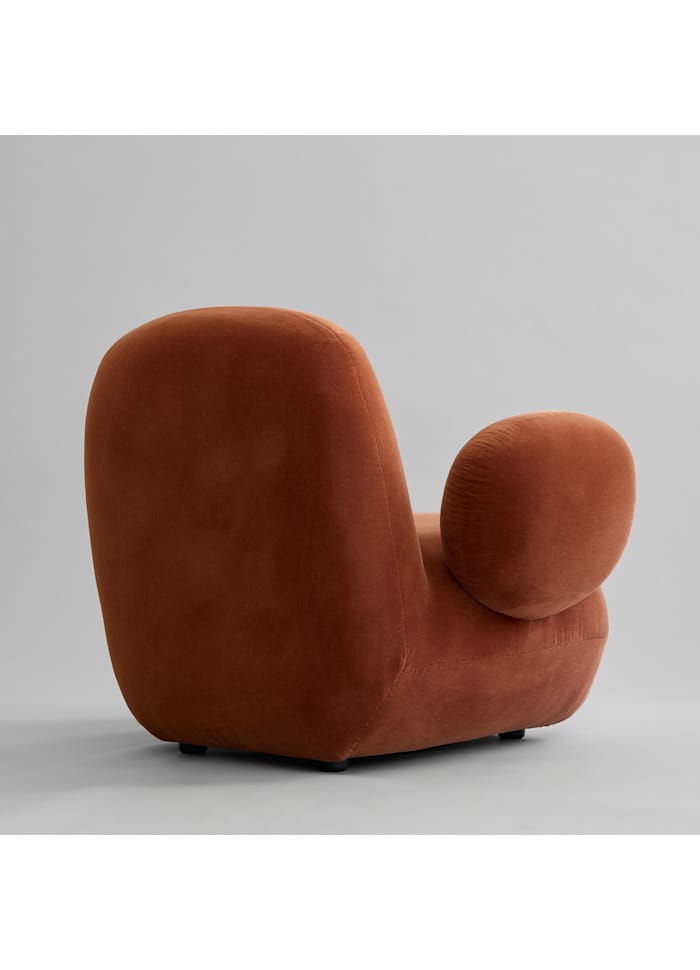Toe Armchair, Flat - Off White (CPH 900)cm Bouclé Fabric L94 x W100 x H80 101 COPENHAGEN