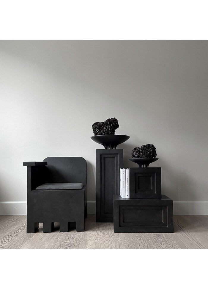 101 COPENHAGEN Καρεκλα Καρέκλα Kamodo Chair Καφέ Fiber Concrete H 72 cm x W 62 cm x L 54 cm x L 52 cm 101 COPENHAGEN