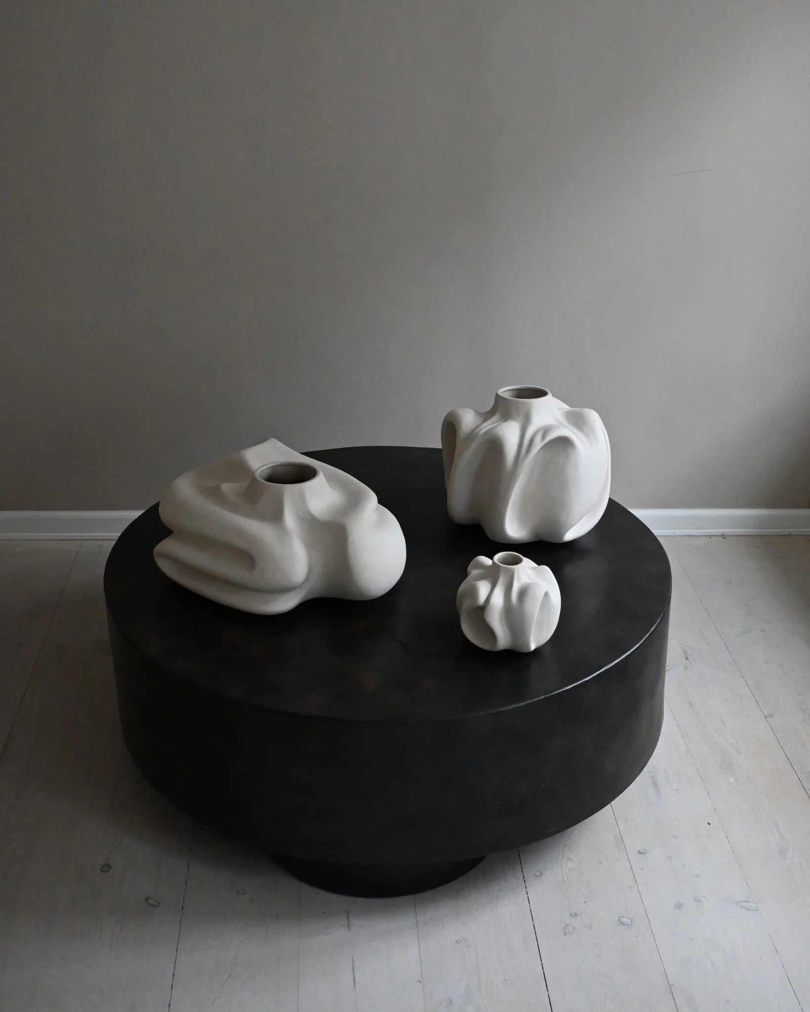 101 COPENHAGEN ΒΑΖΟ Βάζο Wabi Fat Birch Off White Κεραμικό L57 x W40 x H23 CM 101 COPENHAGEN