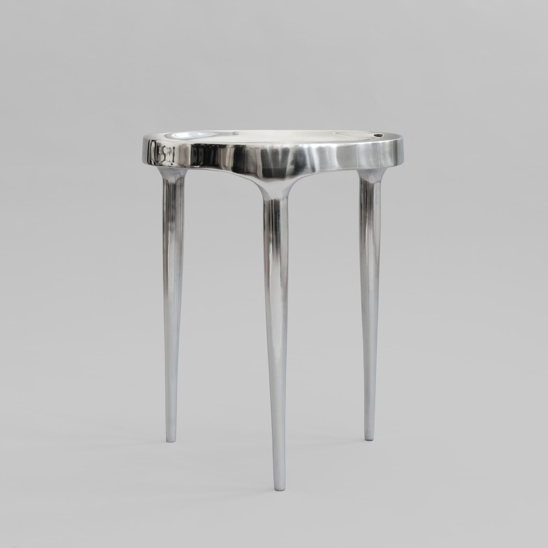 101 COPENHAGEN Τραπέζι Τραπέζι Phantom Tall Χυτό Αλουμίνιο Chrome 40x50 101 COPENHAGEN