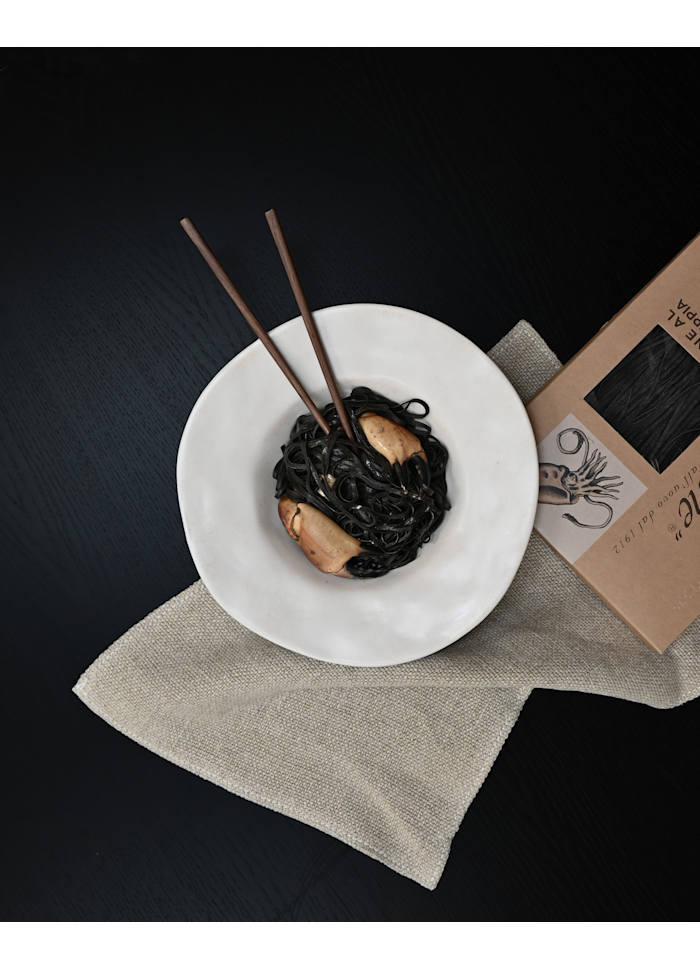101 COPENHAGEN Διακοσμητικός Δίσκος Πιάτο Native Pasta Κεραμικό Άσπρο Birch L26 / W26 / H7 CM 101 COPENHAGEN