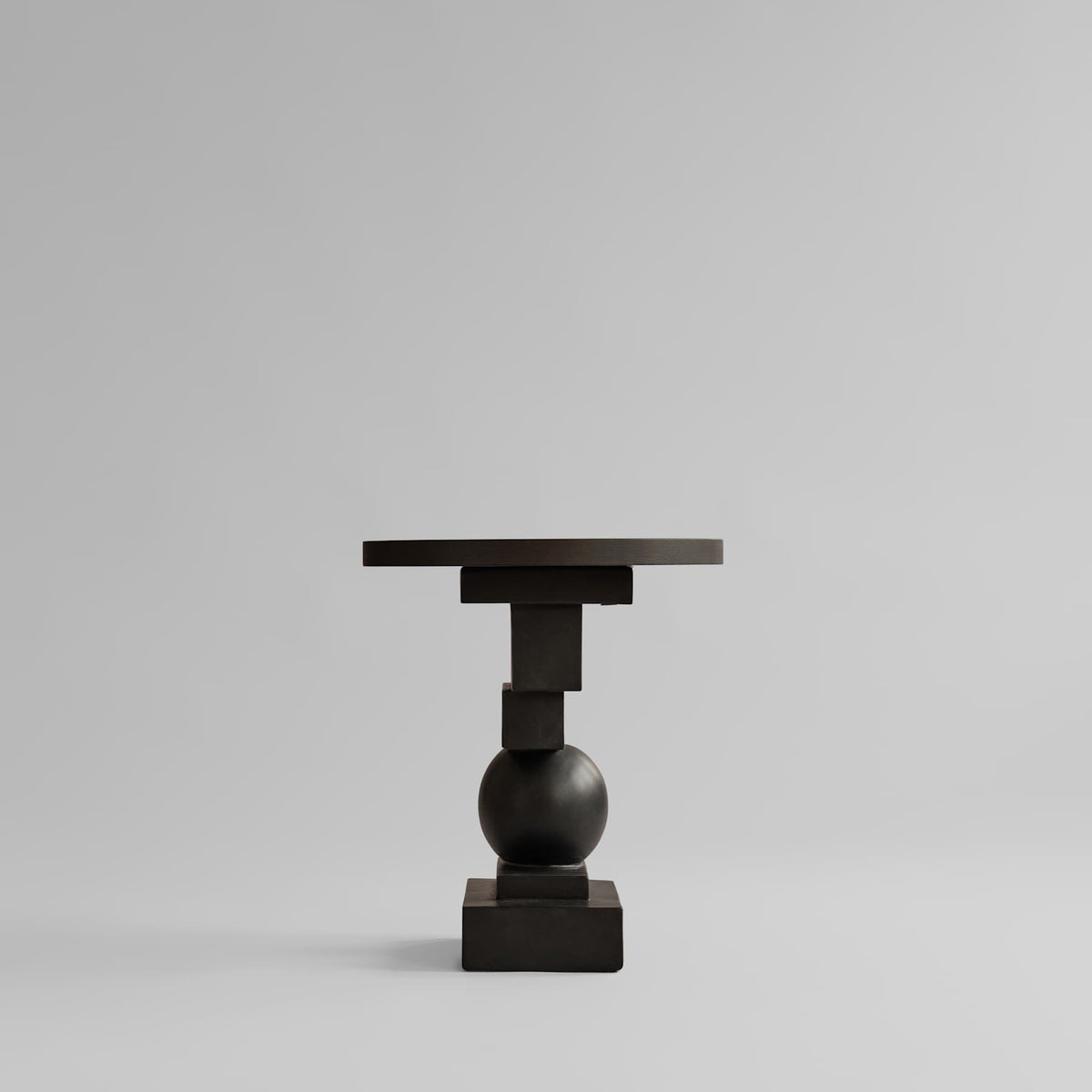 Βοηθητικό Τραπέζι Artist - Coffee Black Δρυς H51 x W44 x L44 cm 101 COPENHAGEN