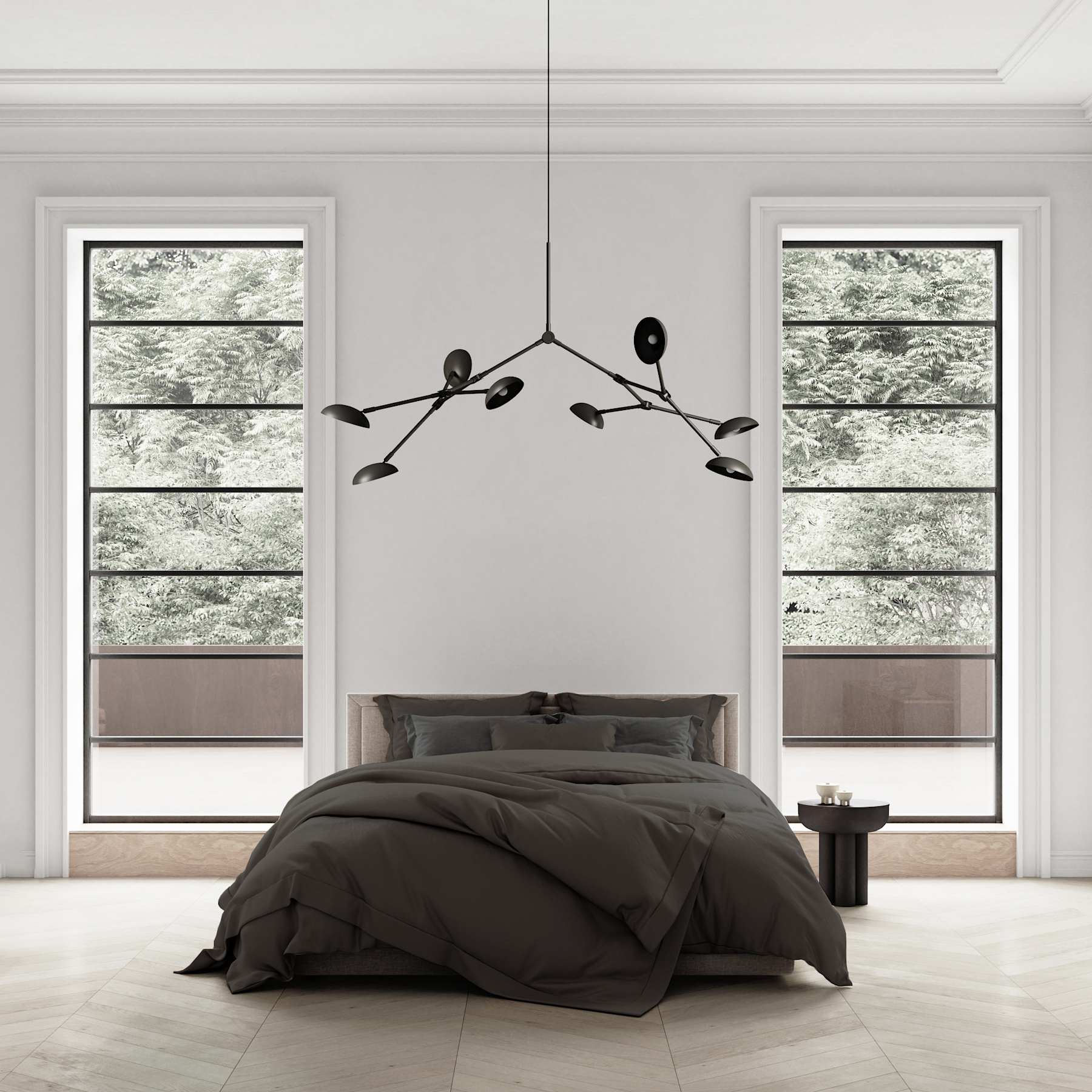 Φωτιστικό Οροφής Drop Chandelier - Bronze (5m) L158 x W120 x H85 101 COPENHAGEN