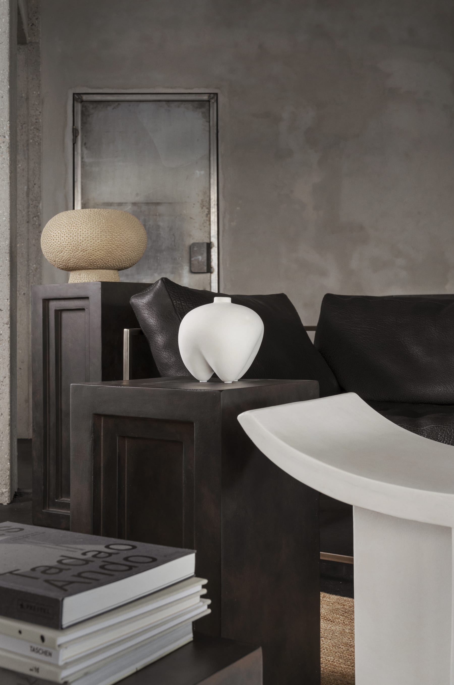 101 COPENHAGEN Βάζο Βάζο, Sumo Petit, Άσπρο, Κεραμικό, H15x W15x L15cm 101 Copenhagen