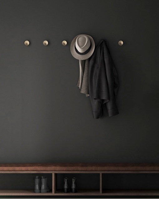 Διακοσμητικά Πόμολα / Κρεμάστρα HiHat Maxi - Ορείχαλκος Μεταλλικά Σετ Των 2 τμχ H3 x Ø6 cm 101 COPENHAGEN