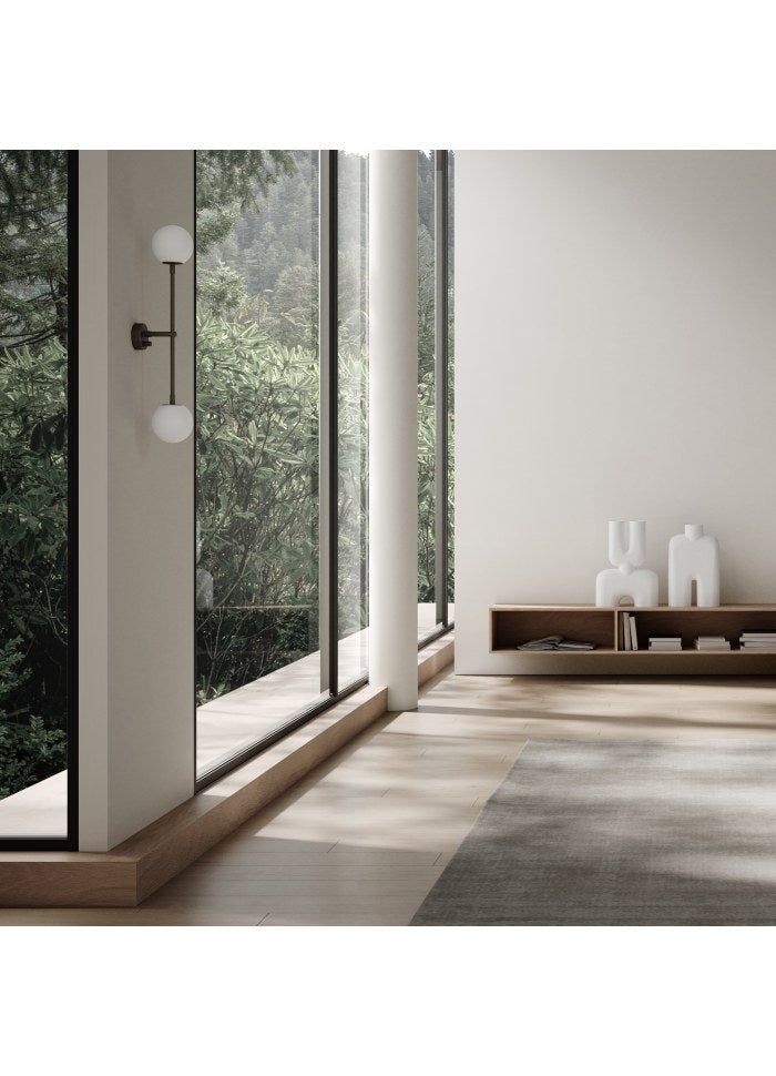 101 COPENHAGEN Βάζο Βάζο Cobra Double Medio Κεραμικό Άσπρο 47x10x34cm 101 COPENHAGEN