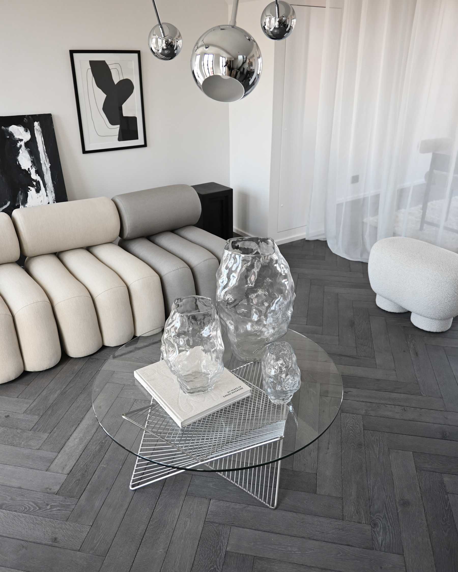 101 COPENHAGEN ΒΑΖΟ Βάζο Katachi Mini / Γυάλινο / Διάφανο L15 / W13,5 / H22,5 CM 101 COPENHAGEN