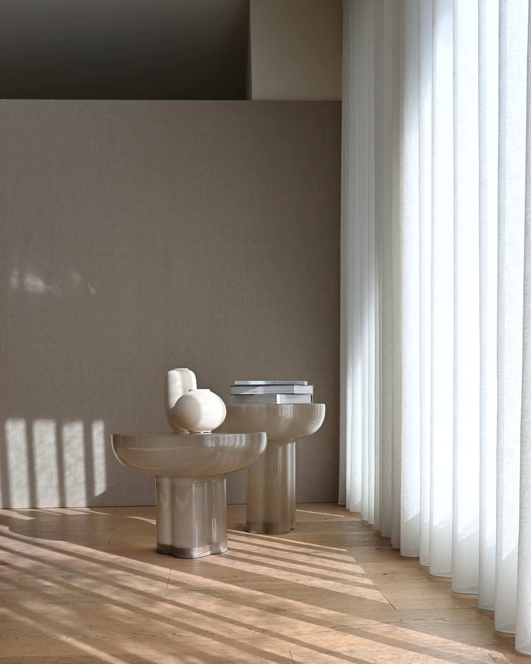 101 COPENHAGEN ΒΑΖΟ Βάζο Sunao Fat Petit - Birch Κεραμικό L18,5 x W18,5 x H14 101 COPENHAGEN