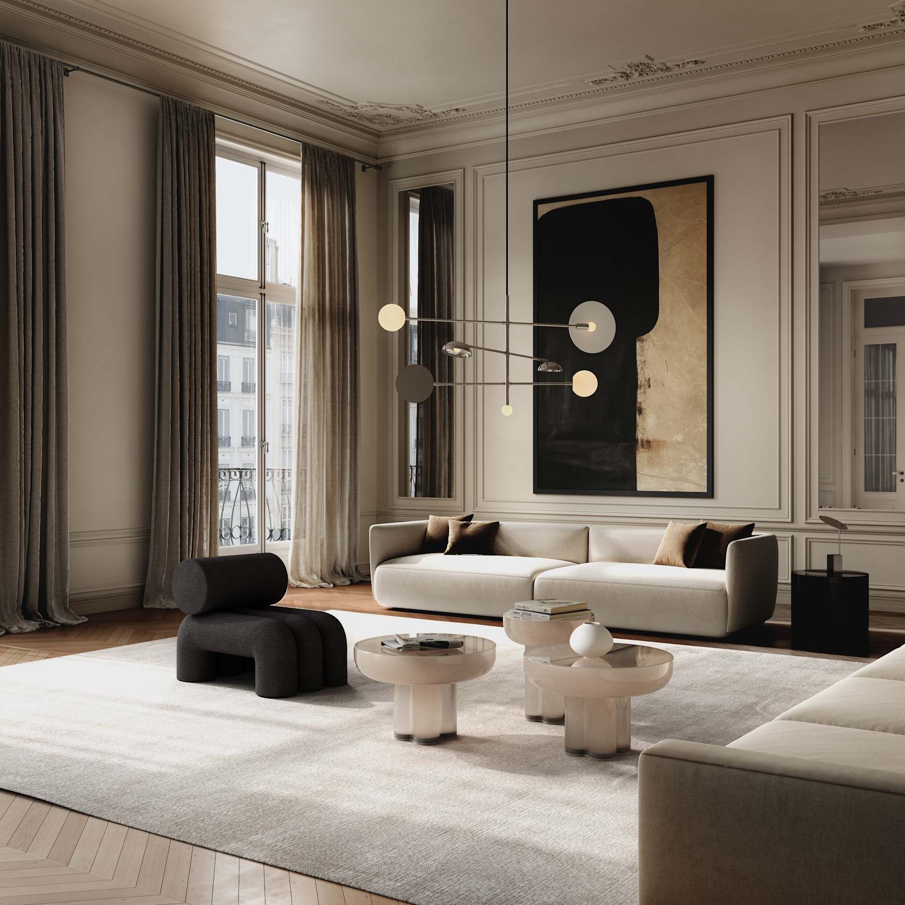 101 COPENHAGEN ΒΑΖΟ Βάζο Sunao Fat Petit - Birch Κεραμικό L18,5 x W18,5 x H14 101 COPENHAGEN