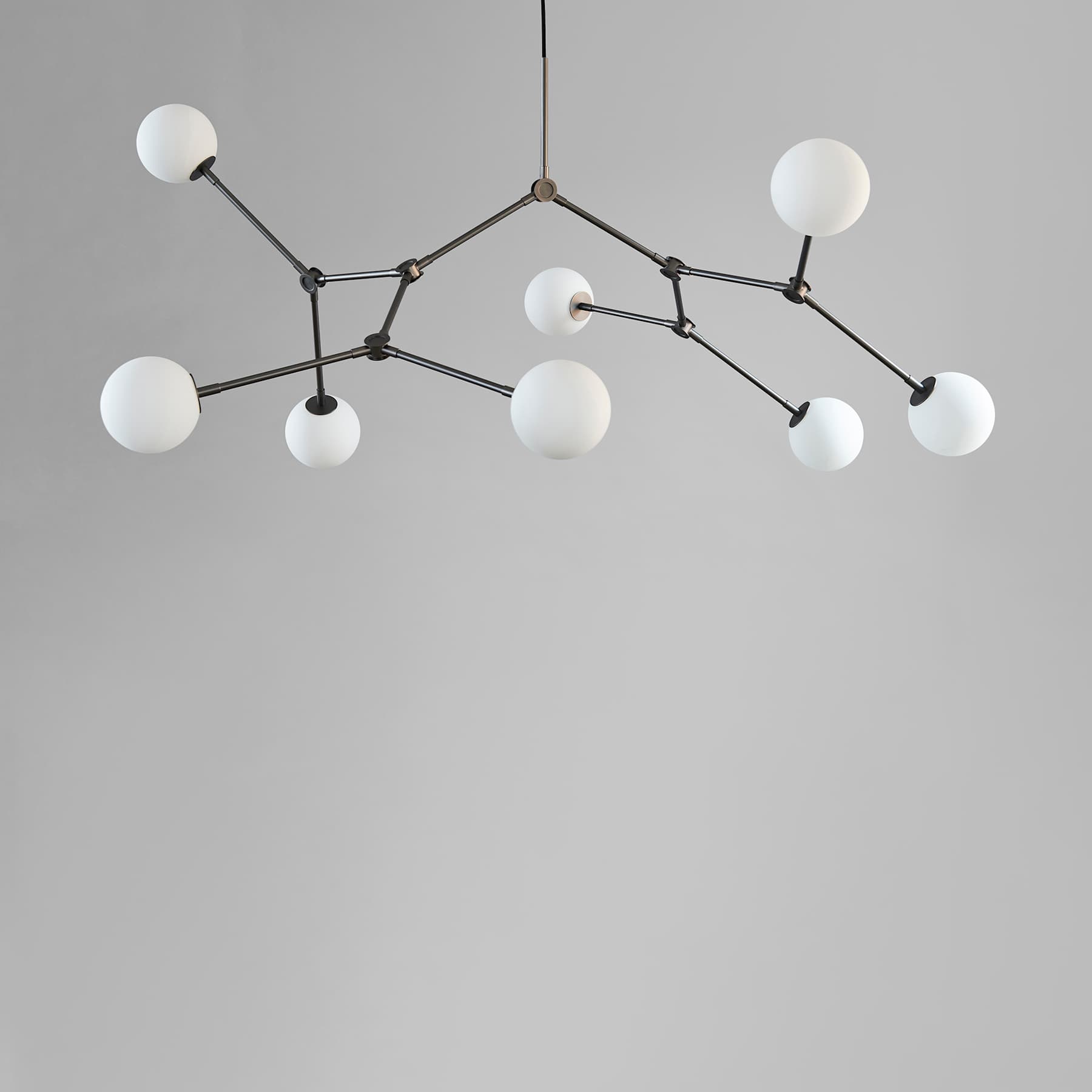 Φωτιστικό Οροφής Drop Chandelier Bulp - Grey (5m)  L157 x W85 x H15 cm 101 COPENHAGEN