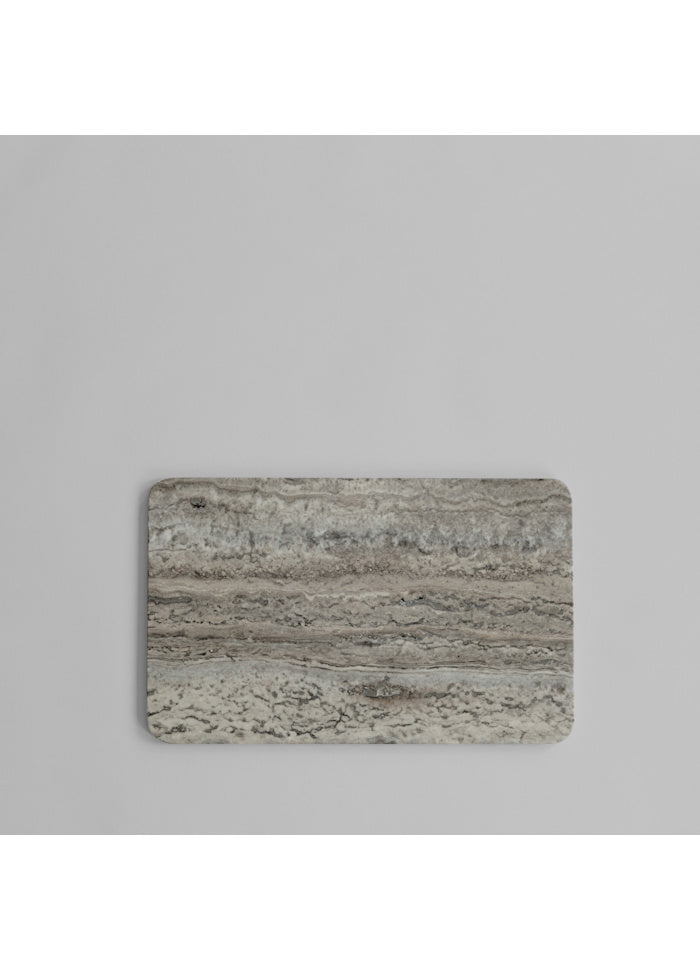 101 COPENHAGEN Δίσκος Σερβιρίσματος Δίσκος Enkei Tray Rectangular Medio Τραβερτίνη Γήινες αποχρώσεις L40xW25xH1,5 cm 101 COPENHAGEN