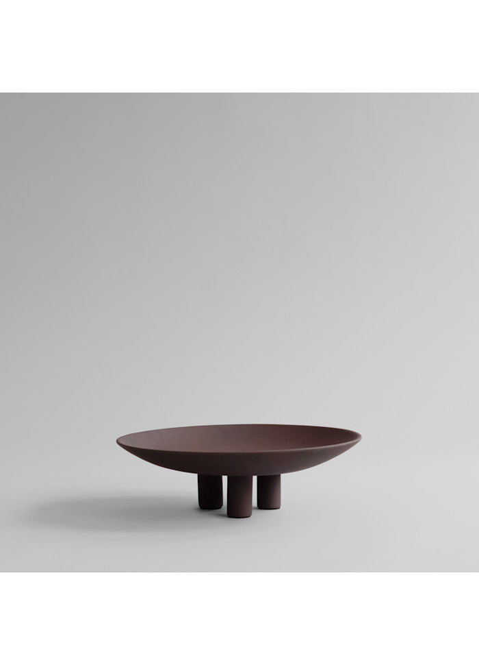 Πιατέλα Duck Big Chocolate Καφέ Κεραμική, 14x45x45cm, 101 COPENHAGEN