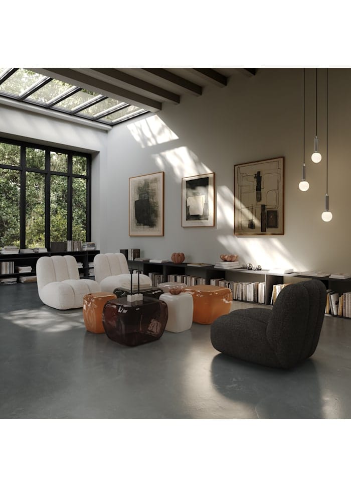 Γυάλινο Coffee Table Ishi Mini - Caramel H40 x W32 x L32 cm 101 COPENHAGEN