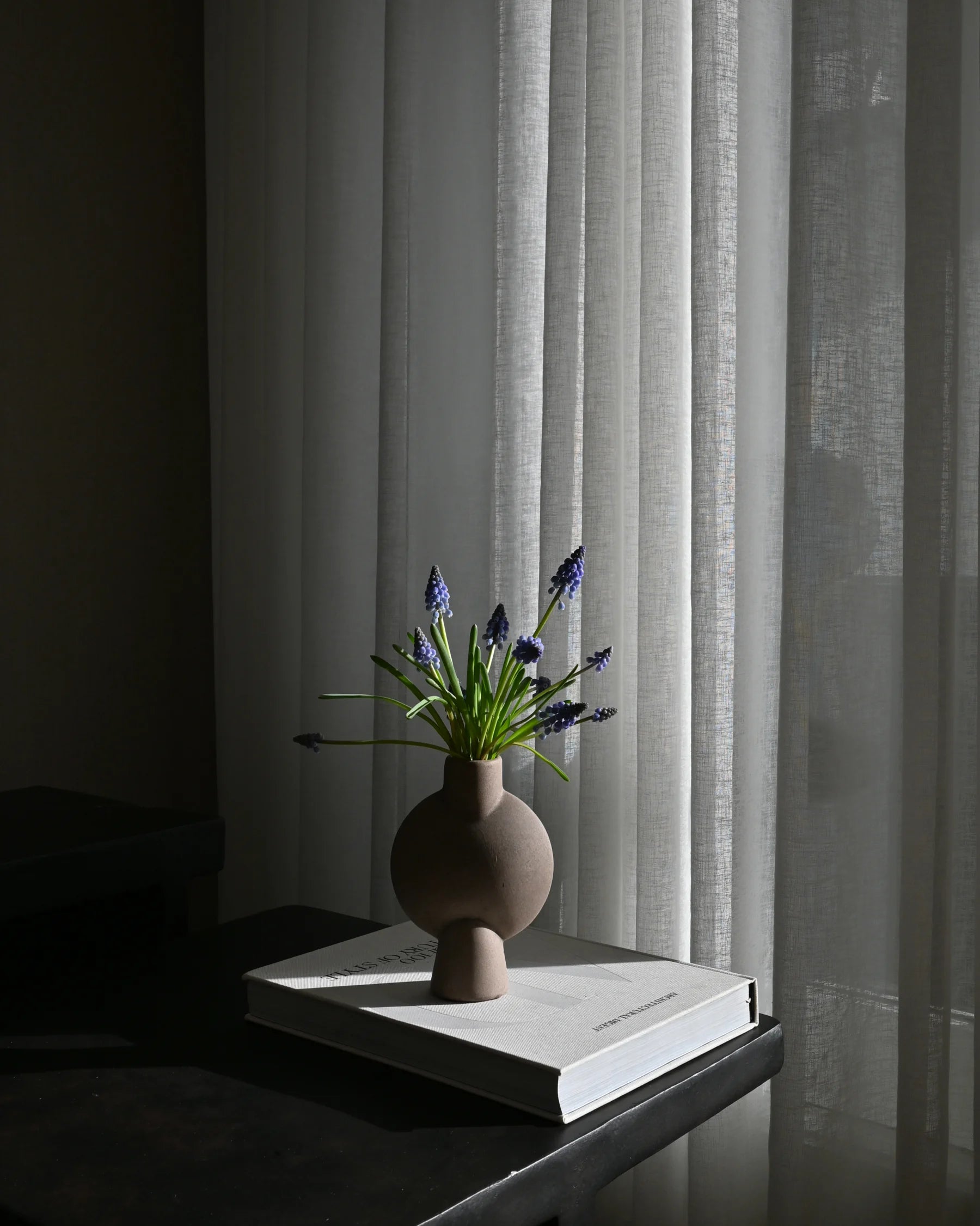 101 COPENHAGEN Βάζο Βάζο, Sphere Bubl, Mini,Taupe, Κεραμικό, 18x6x13cm, 101 COPENHAGEN