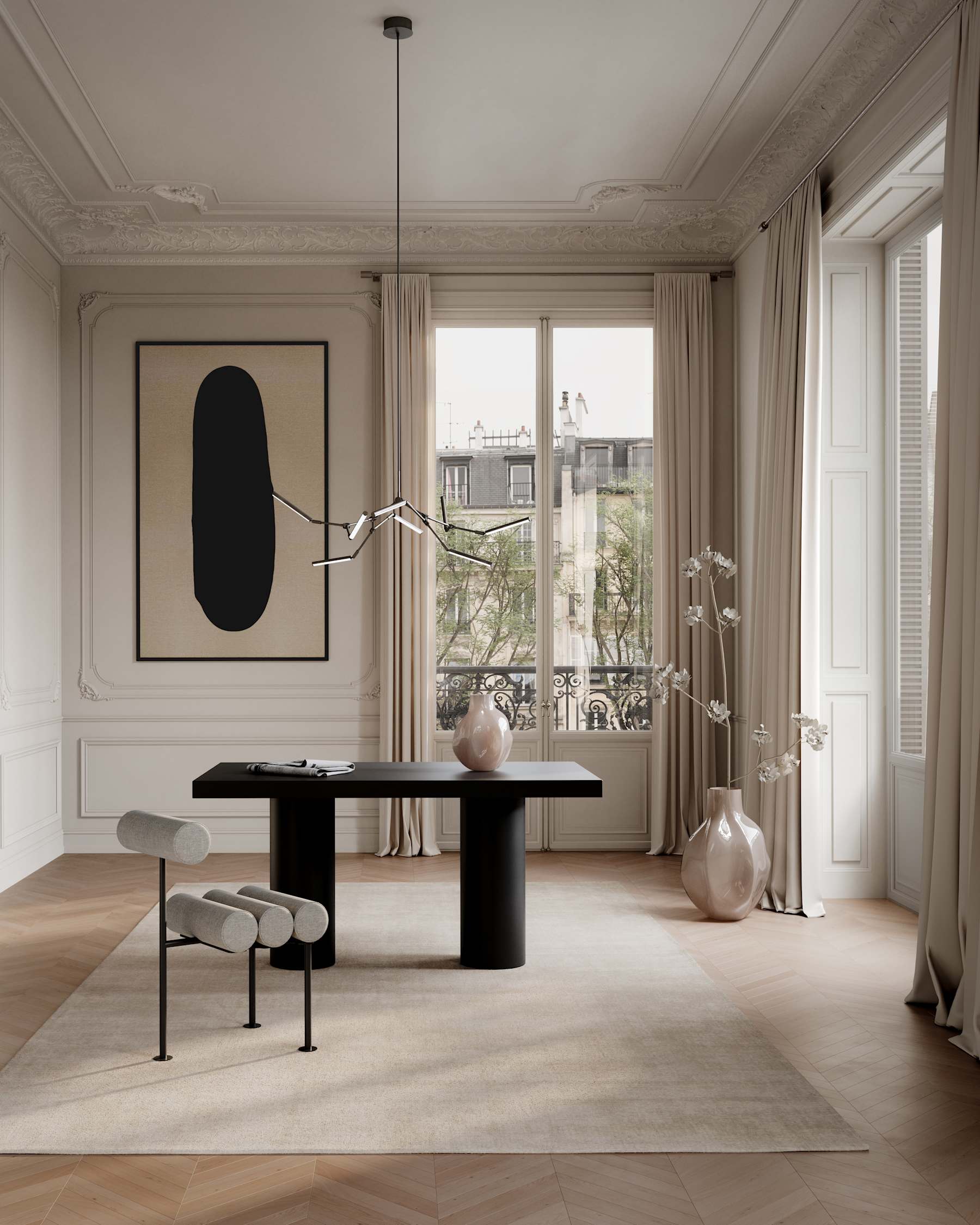 Φωτιστικό Οροφής Stick Mini - Bronze L124 x W95 x H37,5 cm 101 COPENHAGEN