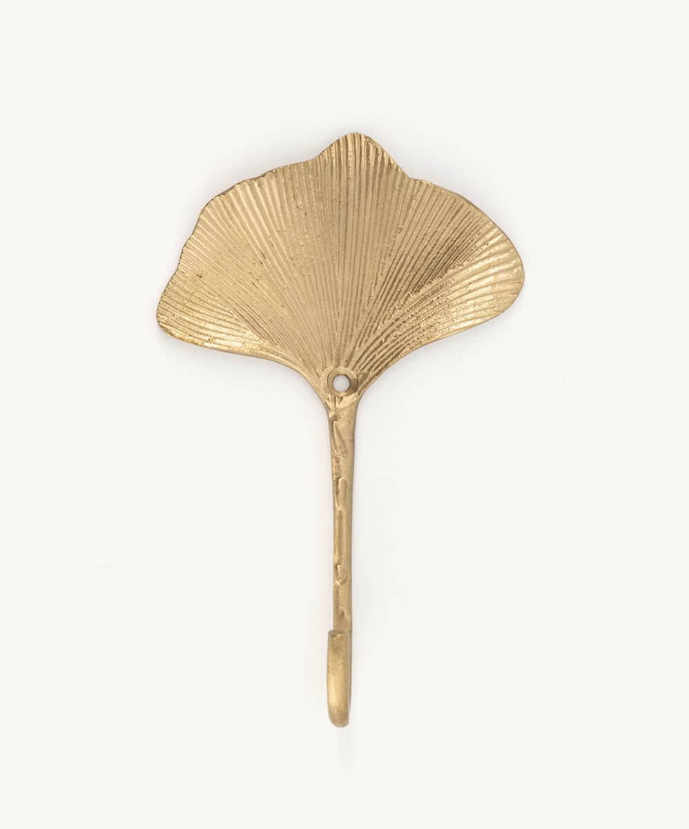 Κρεμάστρα Flora Ginko - Ορείχαλκος 14 x 9 x 3 cm Doing Goods
