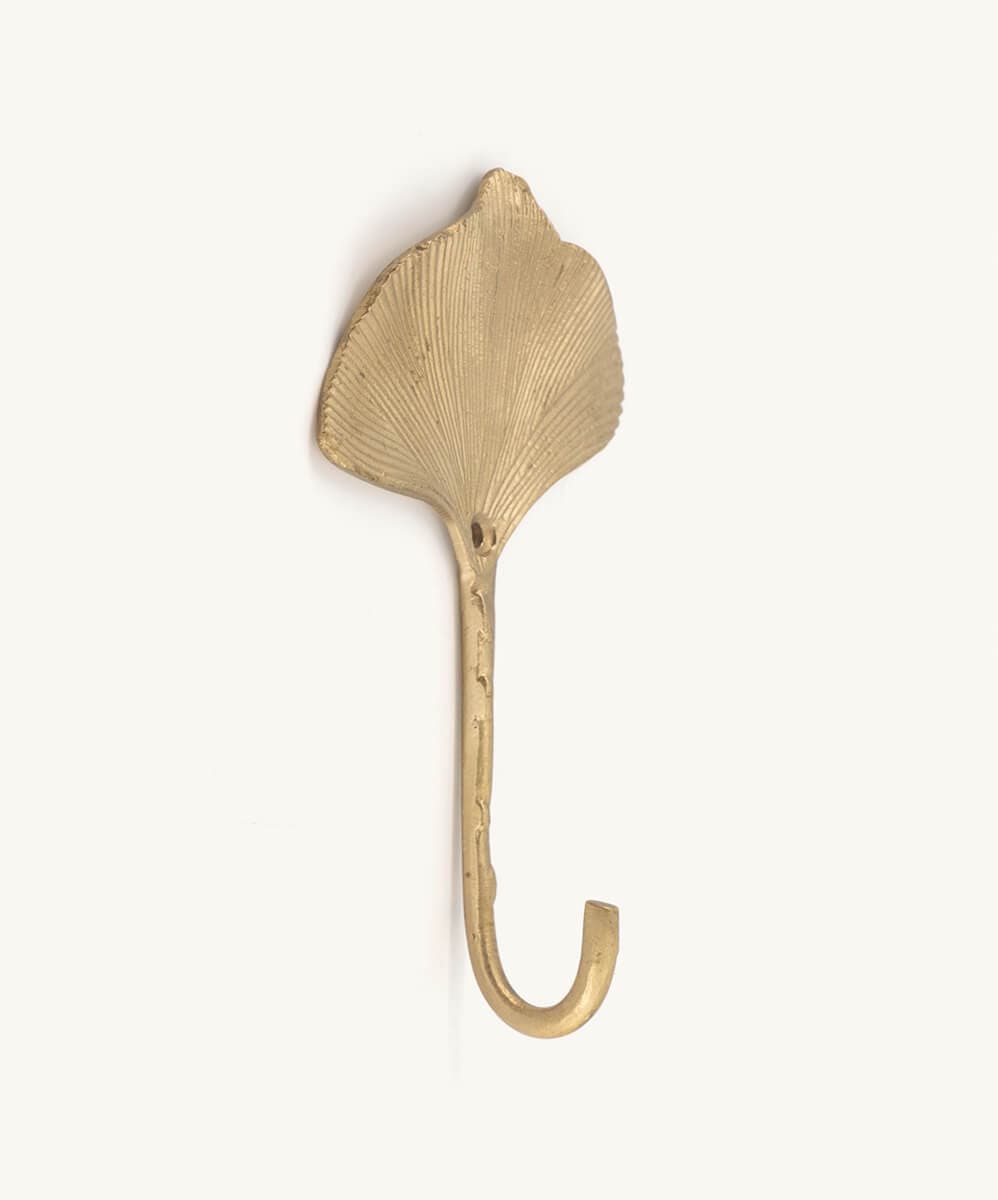 Κρεμάστρα Flora Ginko - Ορείχαλκος 14 x 9 x 3 cm Doing Goods