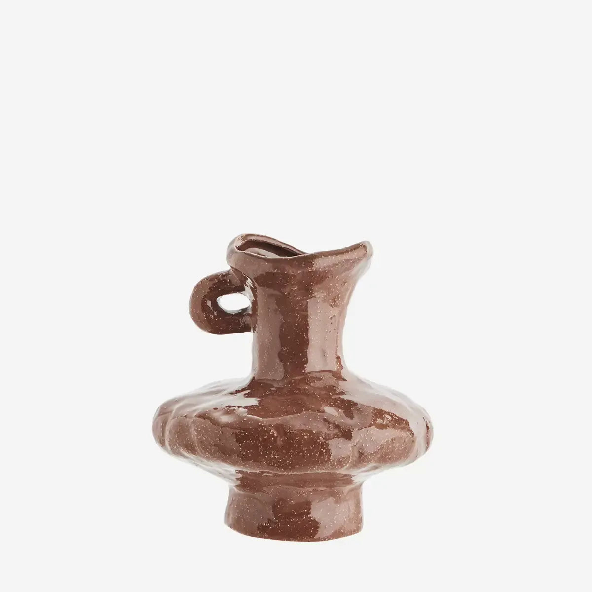 Βάζο Siena Stoneware Καφέ 17cmx18cm MADAM STOLTZ