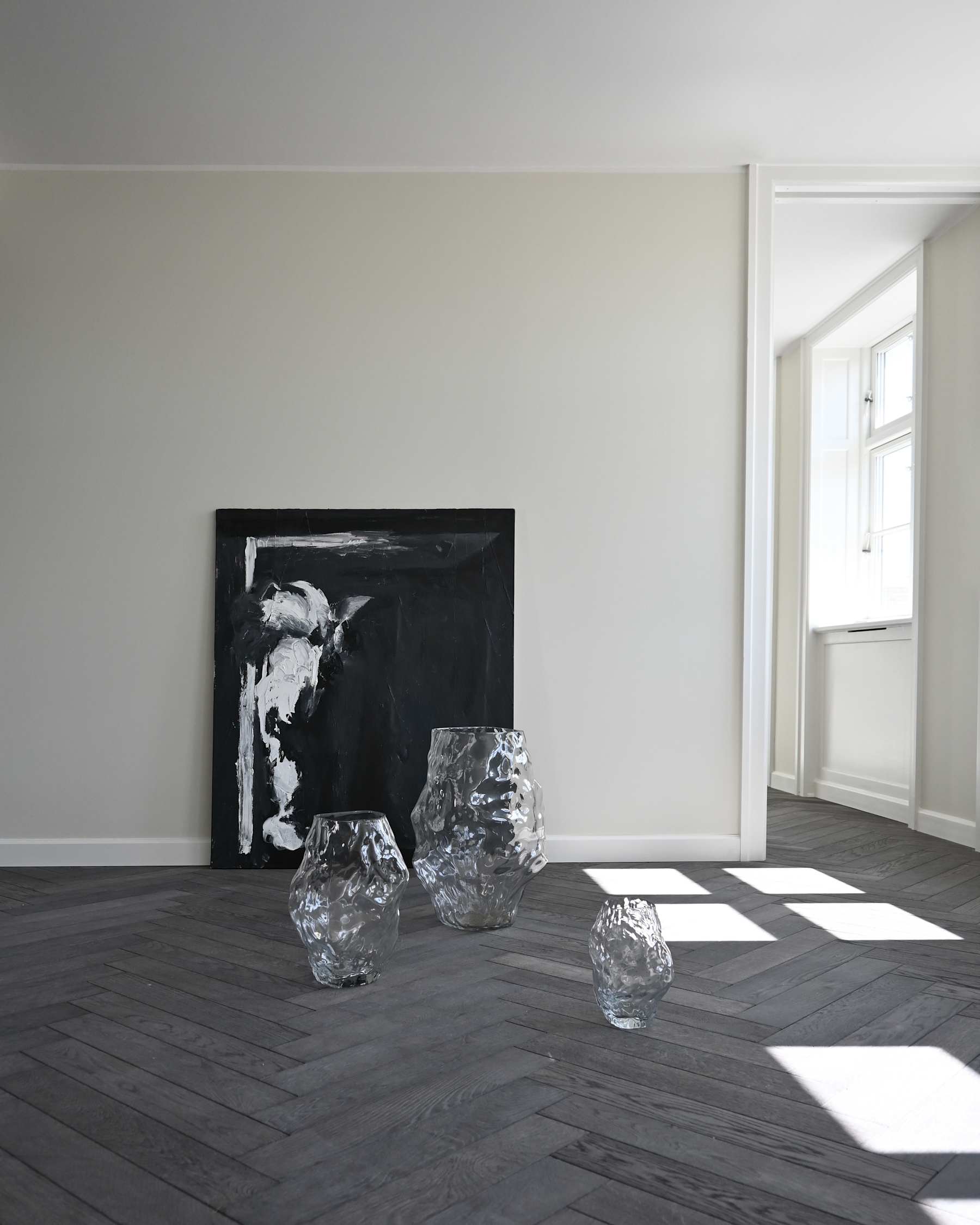 101 COPENHAGEN ΒΑΖΟ Βάζο Katachi Big / Γυάλινο / Διάφανο L33.5 / W33.5 / H50 CM 101 COPENHAGEN