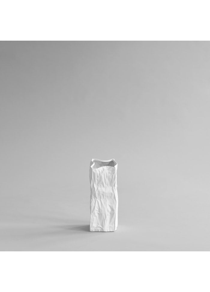 101 COPENHAGEN Βάζο Βάζο Kami Medio Κεραμικό Άσπρο 16x15x35 cm 101 COPENHAGEN