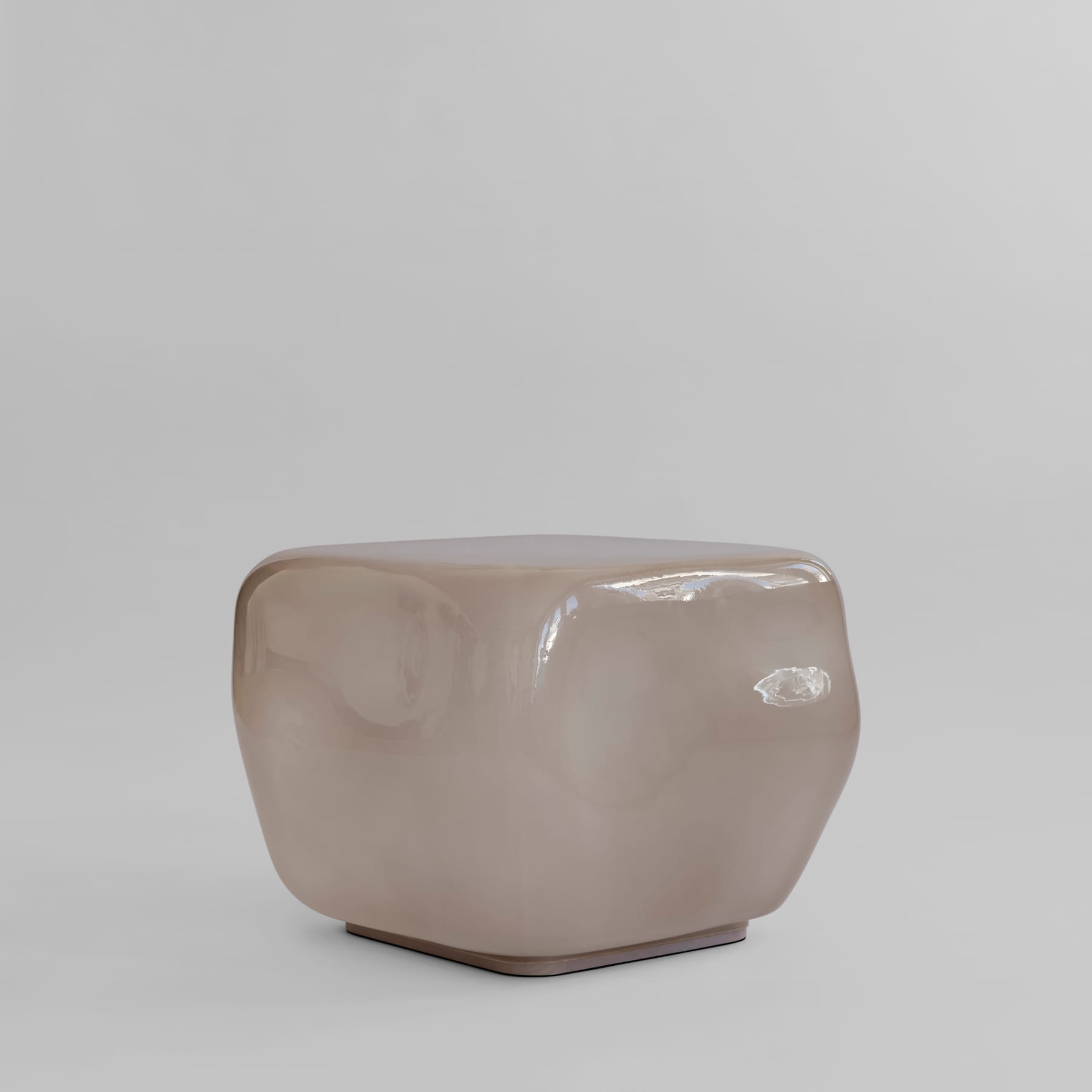 Γυάλινο Τραπεζάκι Καφέ Ishi Medio - Smoked Desert H40 x W52 x L52 cm 101 COPENHAGEN