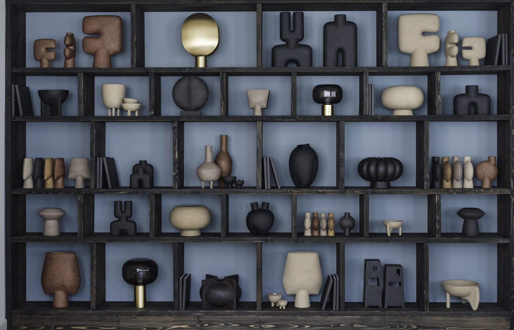 101 COPENHAGEN Βάζο Βάζο, Tribal, Big, Mπεζ Κεραμικό, 45x14x34cm, 101 COPENHAGEN (Copy)