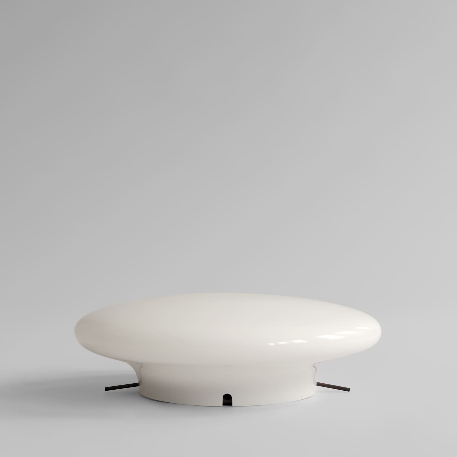 Φωτιστικό Τοίχου Hikari Ø45 - Λευκό Οπάλ Γυαλί Αλουμίνιο H17x Ø45 cm 101 COPENHAGEN