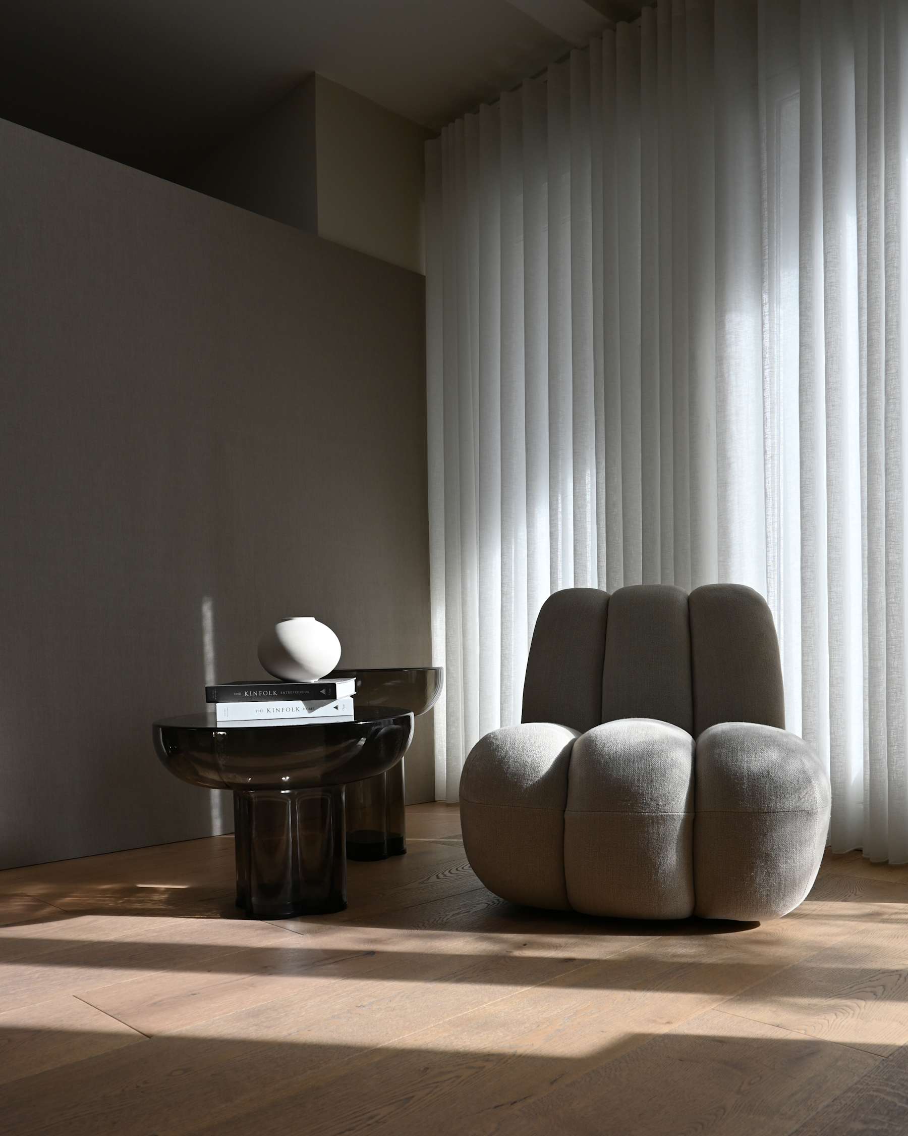 101 COPENHAGEN ΒΑΖΟ Βάζο Sunao Fat Petit - Birch Κεραμικό L18,5 x W18,5 x H14 101 COPENHAGEN