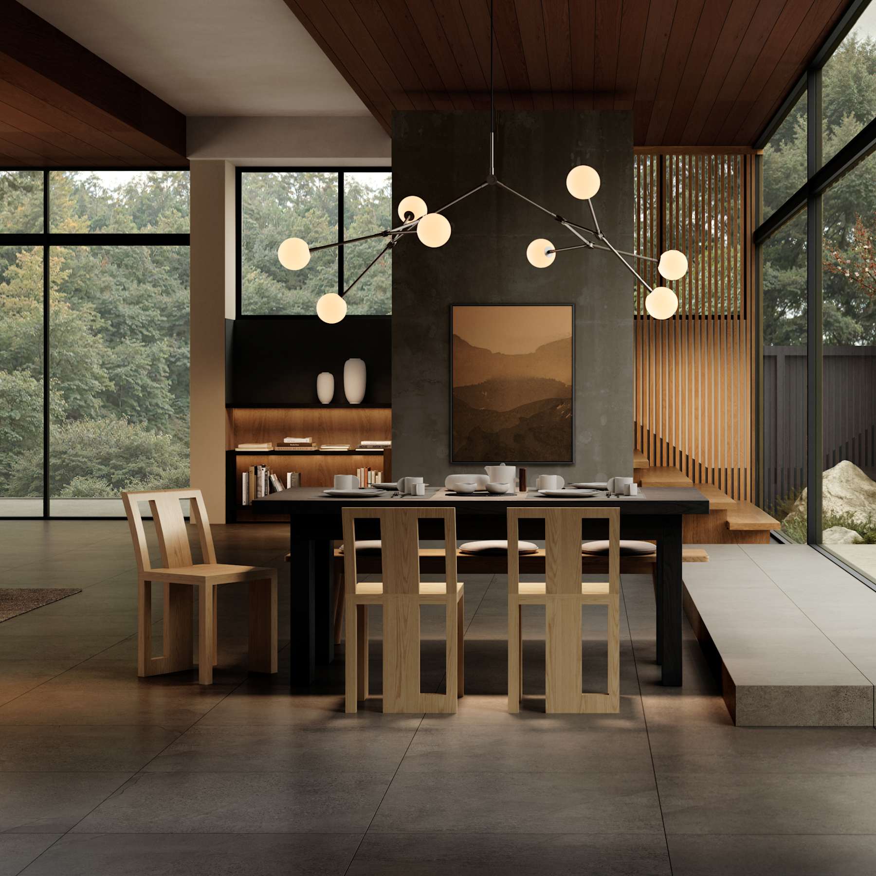 101 COPENHAGEN Καρεκλα Καρέκλα Atsu / Φυσικό Ξύλο Δρυς L46 x W56 x H79 cm 101 COPENHAGEN