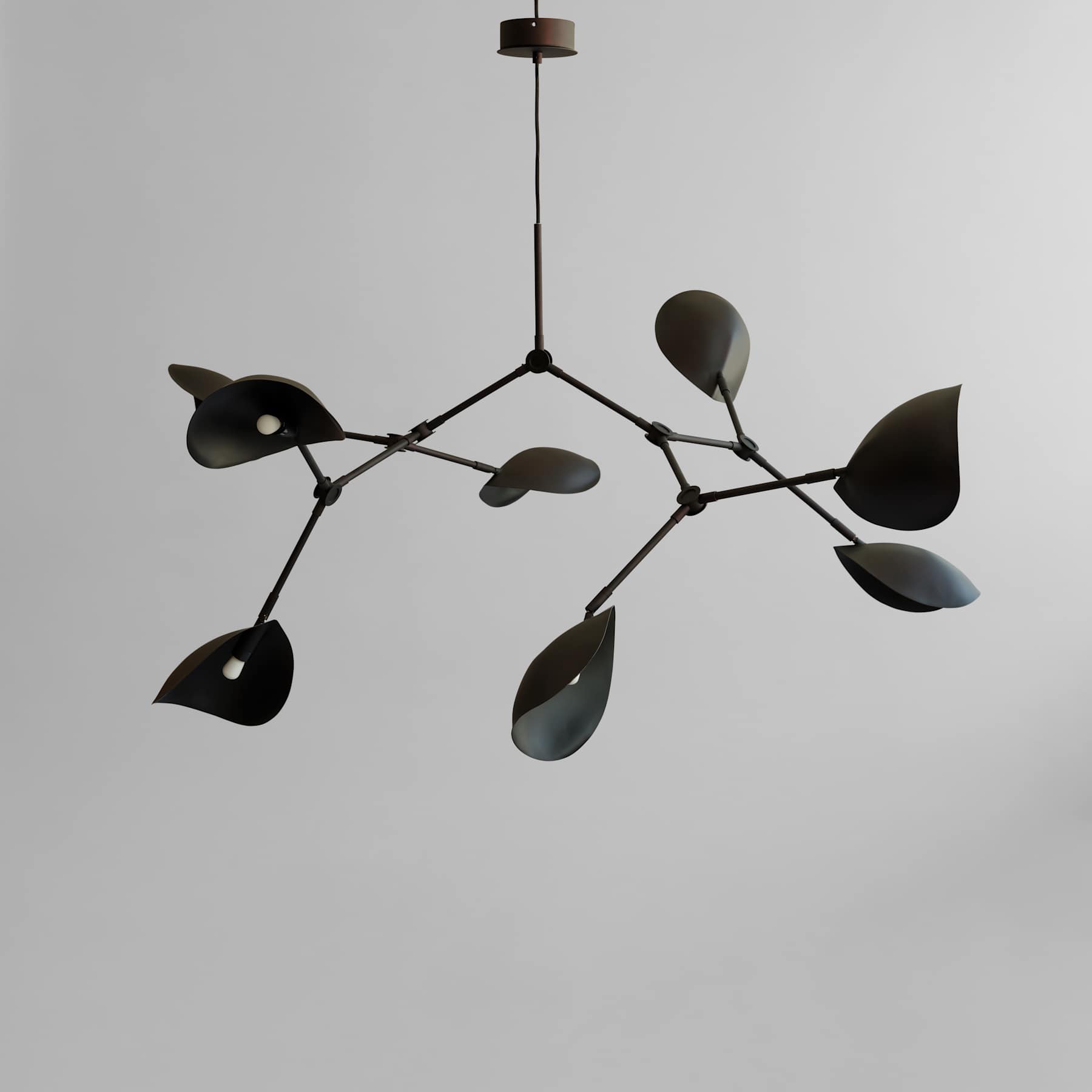 Φωτιστικό Οροφής Stingray Chandelier - Burned Black (5m) L152 x W121 x H70 cm 101 COPENHAGEN