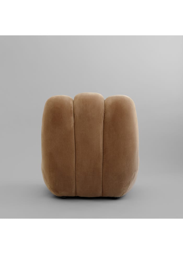 Πολυθρόνα Toe Chair - Velvet, Μπεζ Desert L70xW80xH72 cm 101 COPENHAGEN
