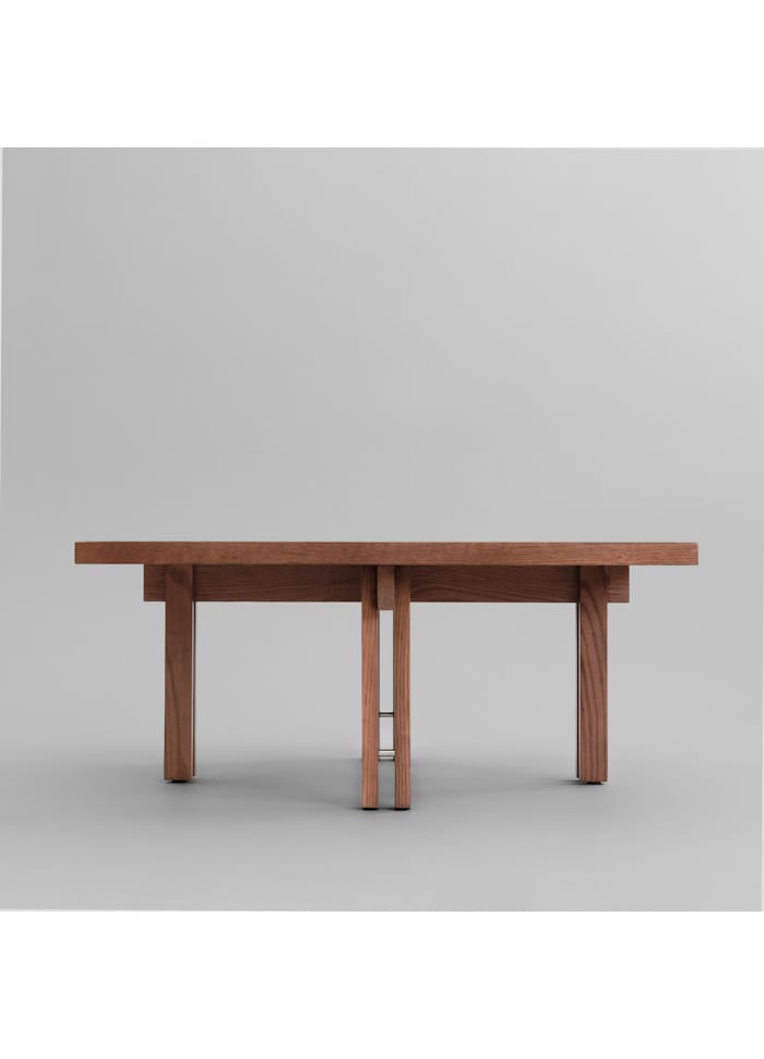 Τραπέζι Plinth Coffee Table, 80x80cm - Classic Brown Oak 101 COPENHAGEN