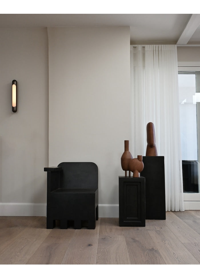 101 COPENHAGEN Καρεκλα Καρέκλα Kamodo Chair Καφέ Fiber Concrete H 72 cm x W 62 cm x L 54 cm x L 52 cm 101 COPENHAGEN