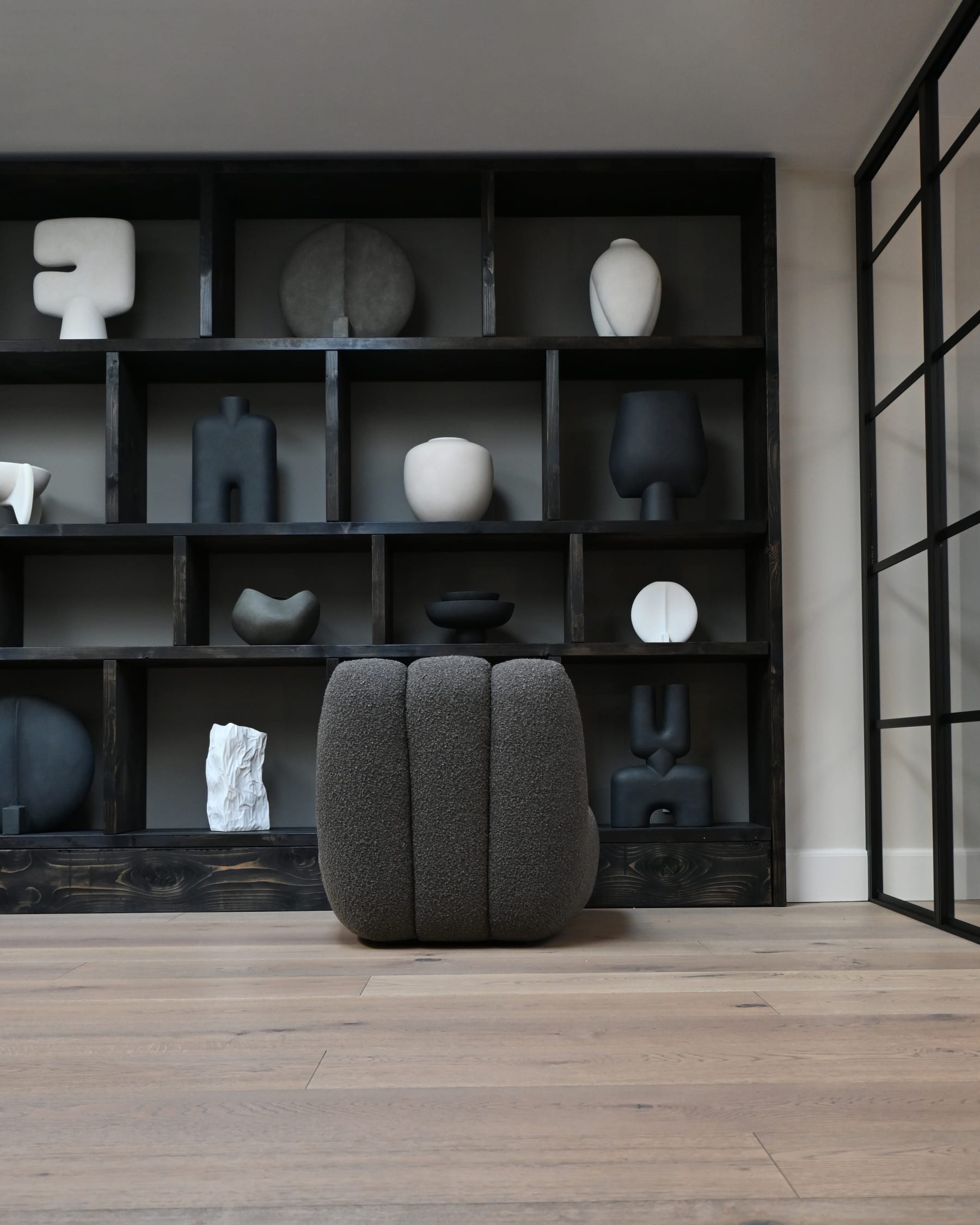 101 COPENHAGEN Πολυθρόνα Πολυθρόνα Toe Chair (A2635) Μπουκλέ Ύφασμα Σκούρο Taupe L70xW80xH72 cm 101 COPENHAGEN