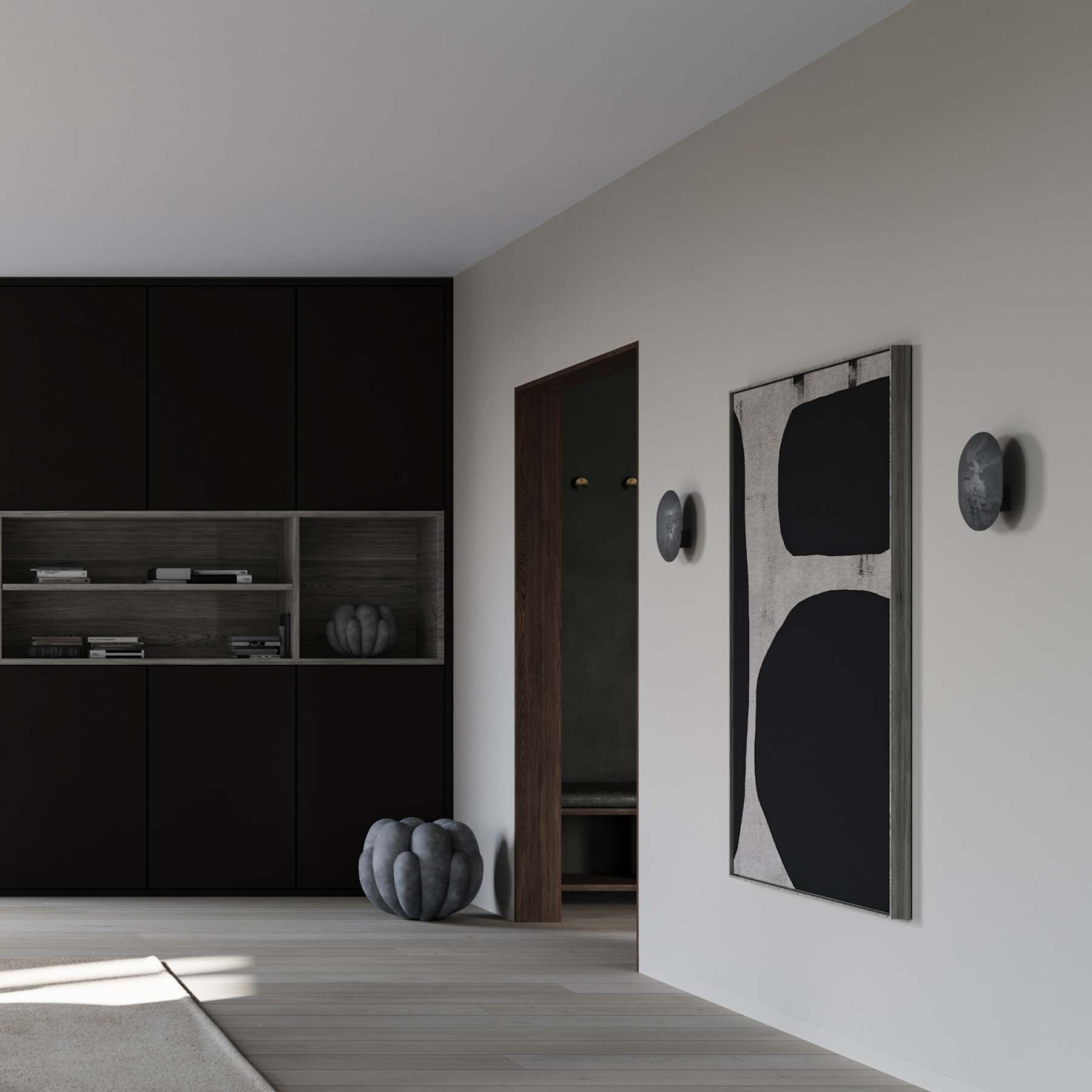 101 COPENHAGEN Επιτραπέζιο φωτιστικό Φωτιστικό Τοίχου Clam - Μέταλλο Οξειδωμένο Γκρι H26 x W22 x L14 cm 101 COPENHAGEN