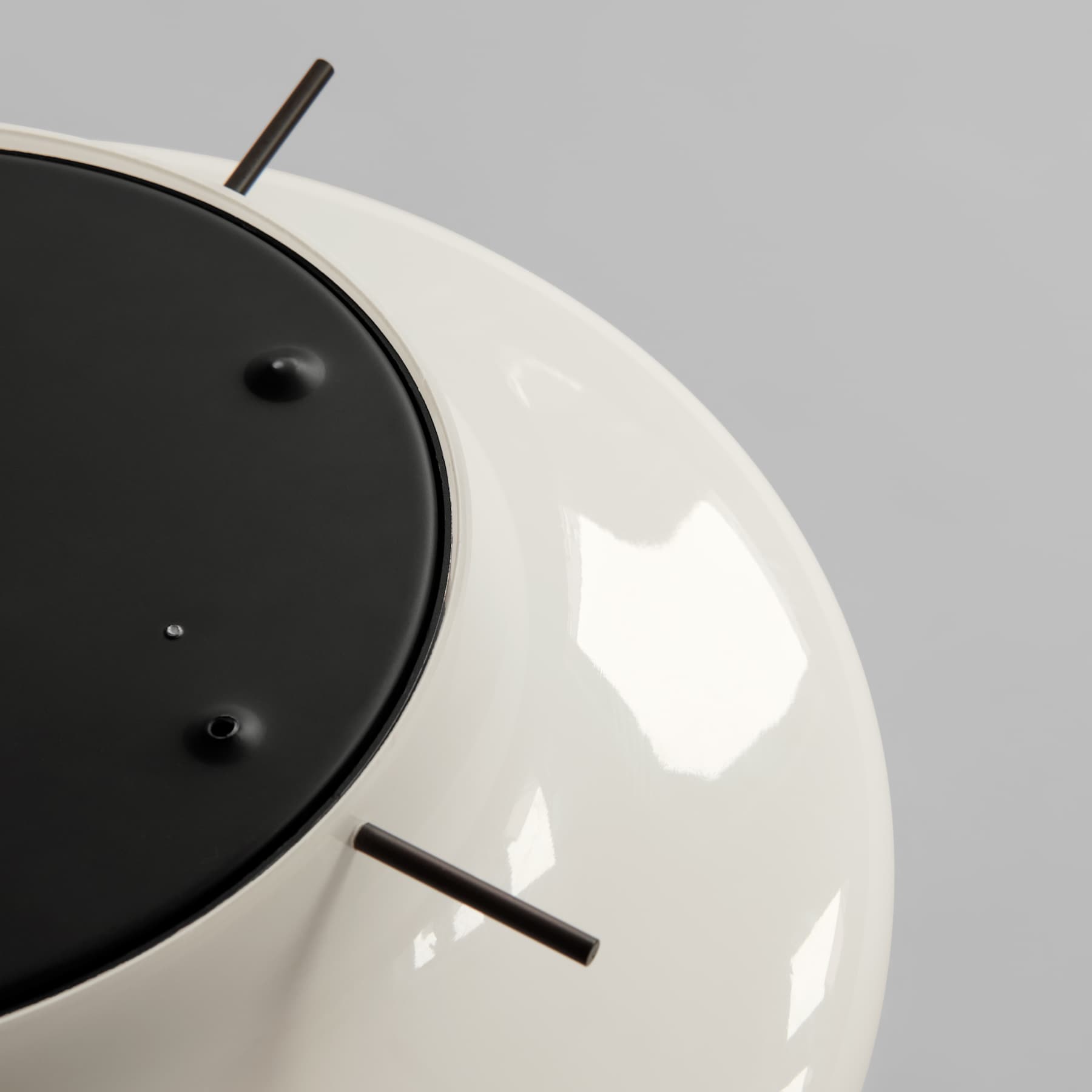 Φωτιστικό Τοίχου Hikari Ø45 - Λευκό Οπάλ Γυαλί Αλουμίνιο H17x Ø45 cm 101 COPENHAGEN