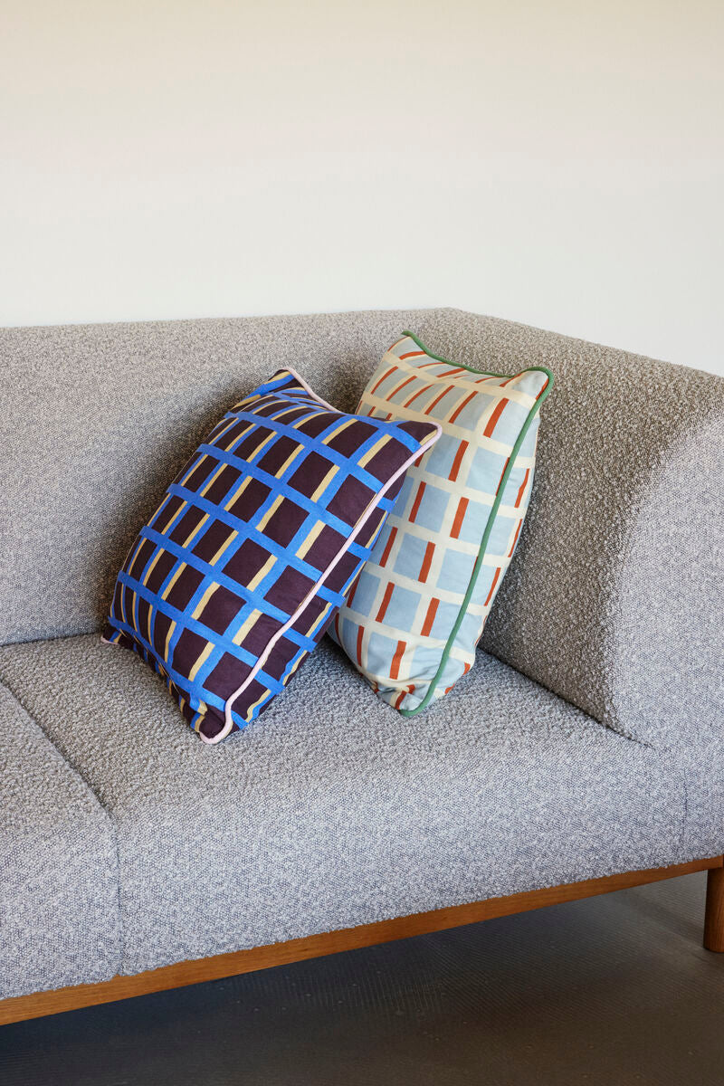 Καναπές 2 Ατόμων Moment Small Γκρι, Natural Oak Wood/Polyester Hübsch