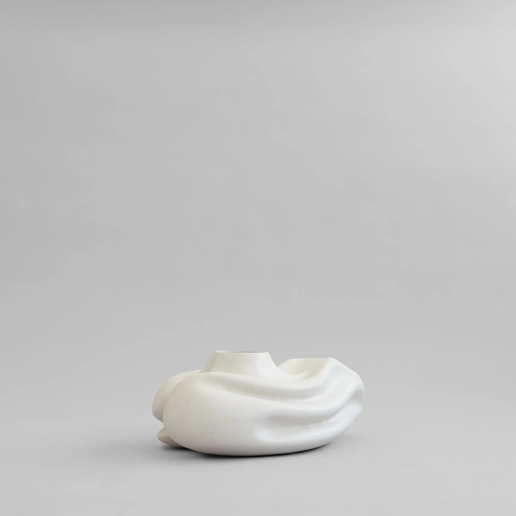 101 COPENHAGEN ΒΑΖΟ Βάζο Wabi Fat Birch Off White Κεραμικό L57 x W40 x H23 CM 101 COPENHAGEN