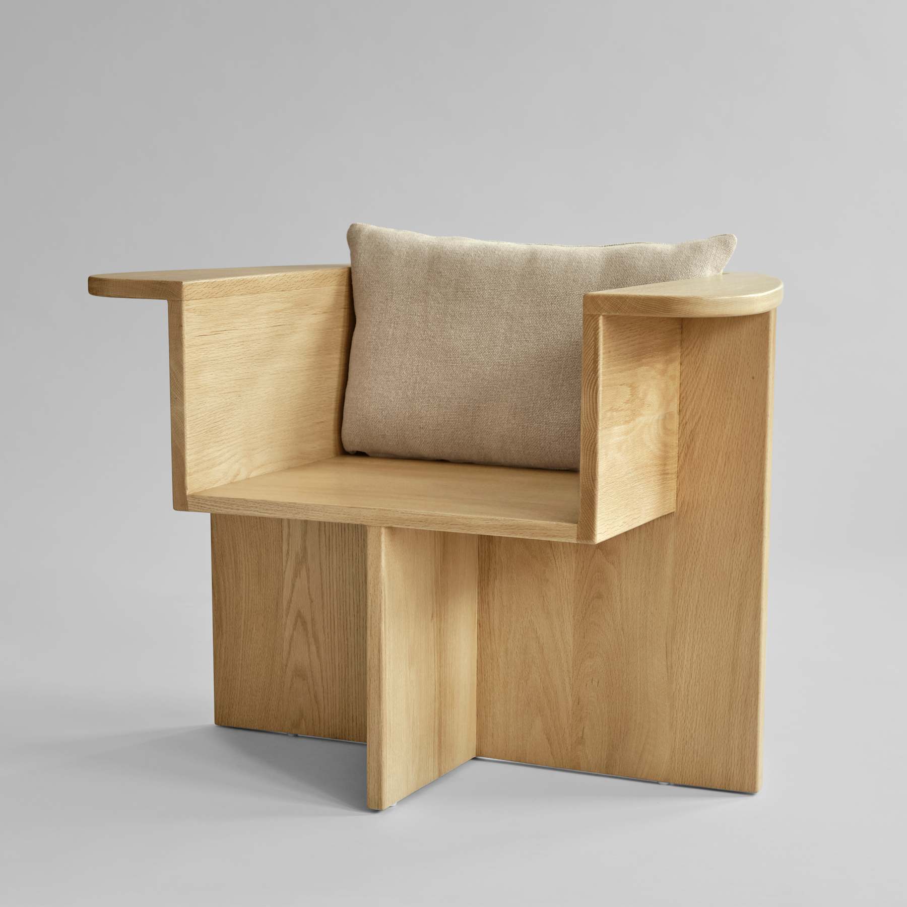 Μαξιλάρι Καρέκλας Σαλονιού Brutus Makura 11 - Λινό Απόχρωση Sand (8047-2) H10 x W36 x L60 cm 101 COPENHAGEN