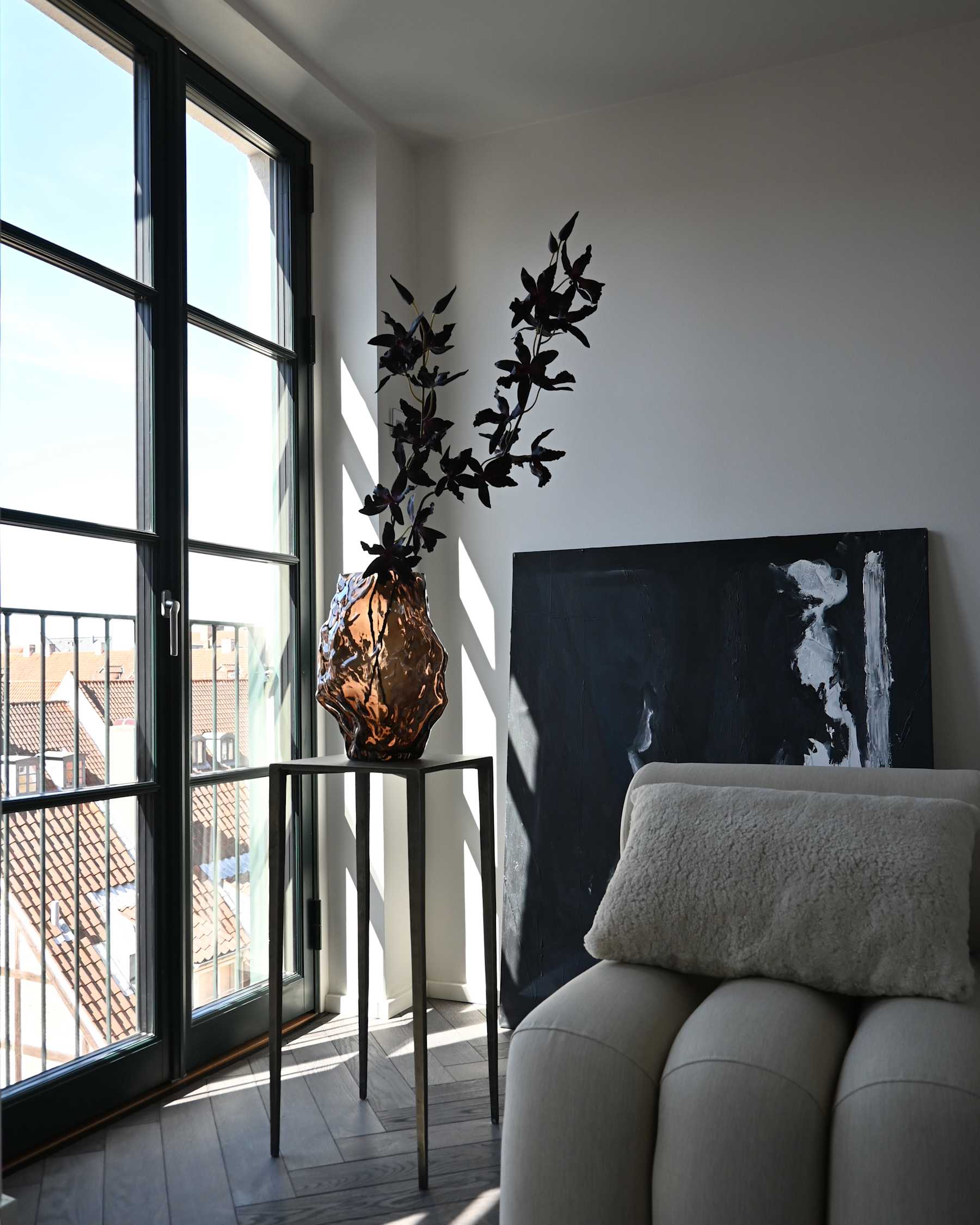 101 COPENHAGEN ΒΑΖΟ Βάζο Katachi Medio / Γυάλινο / Smoked Forest L23.6 / W23.6 / H35 101 COPENHAGEN