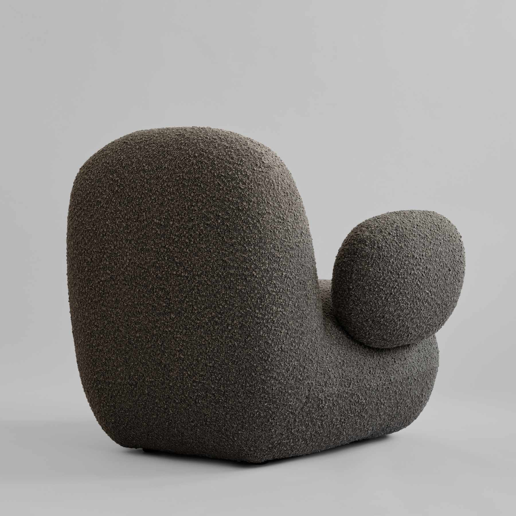101 COPENHAGEN Πολυθρόνα Πολυθρόνα Toe Armchair Flat Deep Taupe (A2635) L94 x W100 x H80 101 COPENHAGEN