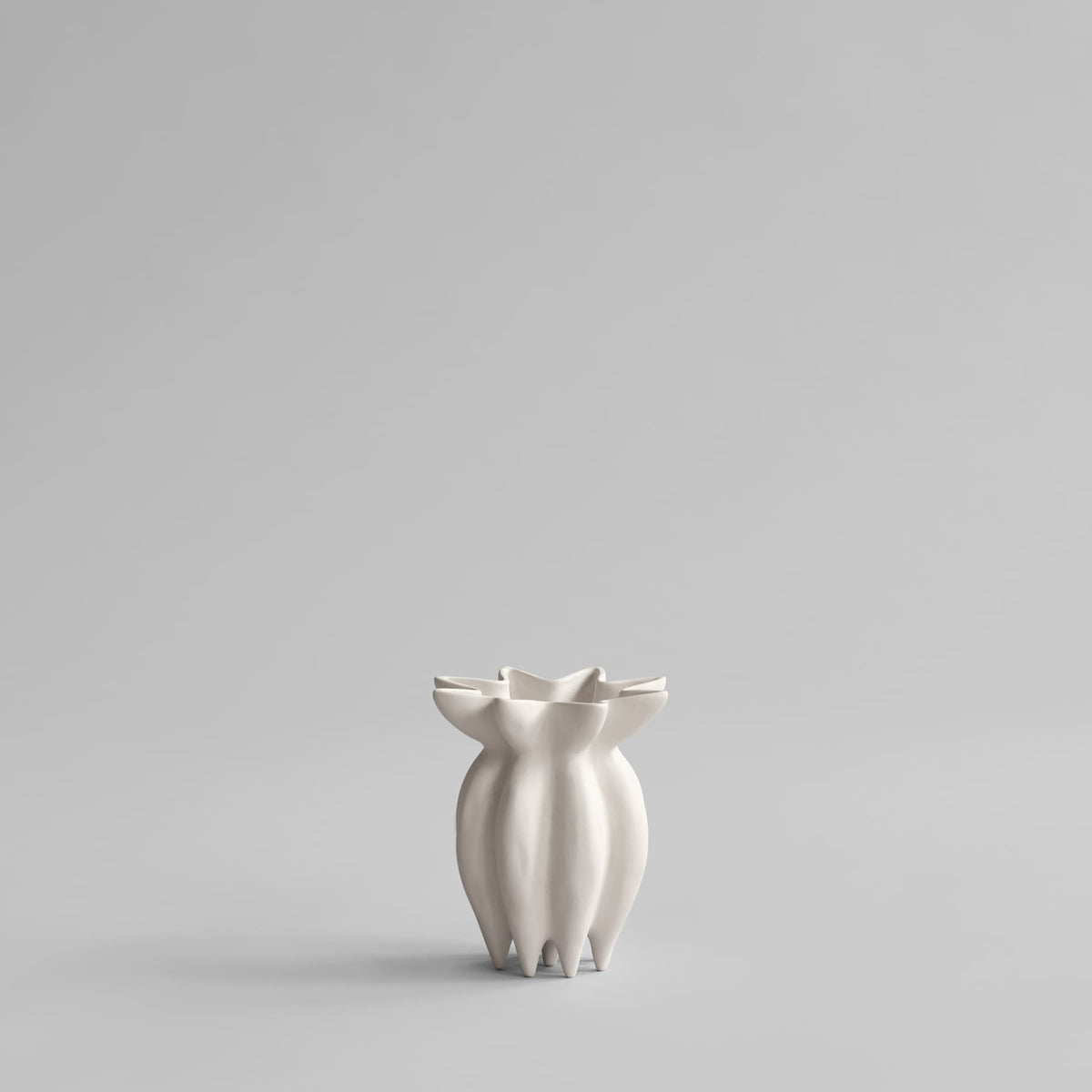 Βάζο Lotus Petit - Κεραμικό Άσπρο Birch H20 x W18 x L18 cm 101 COPENHAGEN