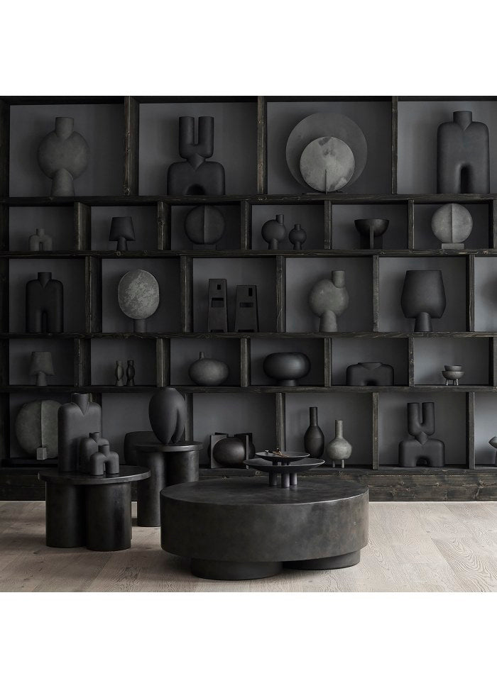 101 COPENHAGEN Βάζο Βάζο Kyoto Big Κεραμικό Σκούρο Καφέ Η20x38x38cm 101 COPENHAGEN