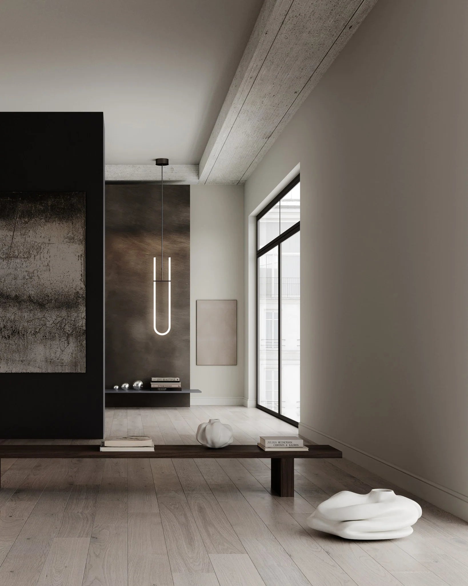 101 COPENHAGEN ΒΑΖΟ Βάζο Wabi Fat Birch Off White Κεραμικό L57 x W40 x H23 CM 101 COPENHAGEN