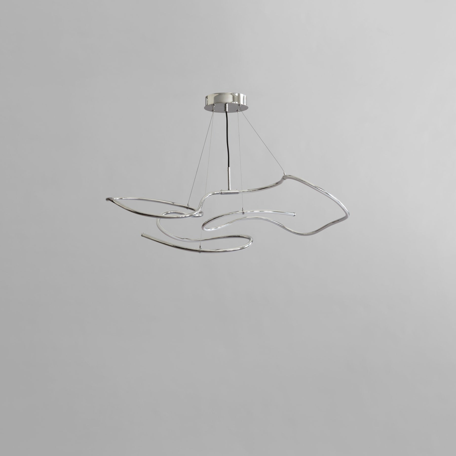 Φωτιστικό Οροφής Ghost Chandelier Mini - Chrome LED H40 x W62 x L116 cm 101 COPENHAGEN